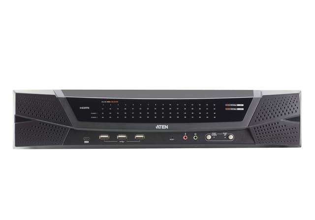 1-Local/4-Remote Shared Access 64-Port Multi-Interface Cat 5 KVM over IP Switch