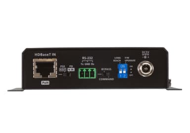HDMI HDBaseT Receiver with Audio De-Embedding / Bi-directional PoH (4K@100m) (HDBaseT Class A) (PoH PSE & PD)