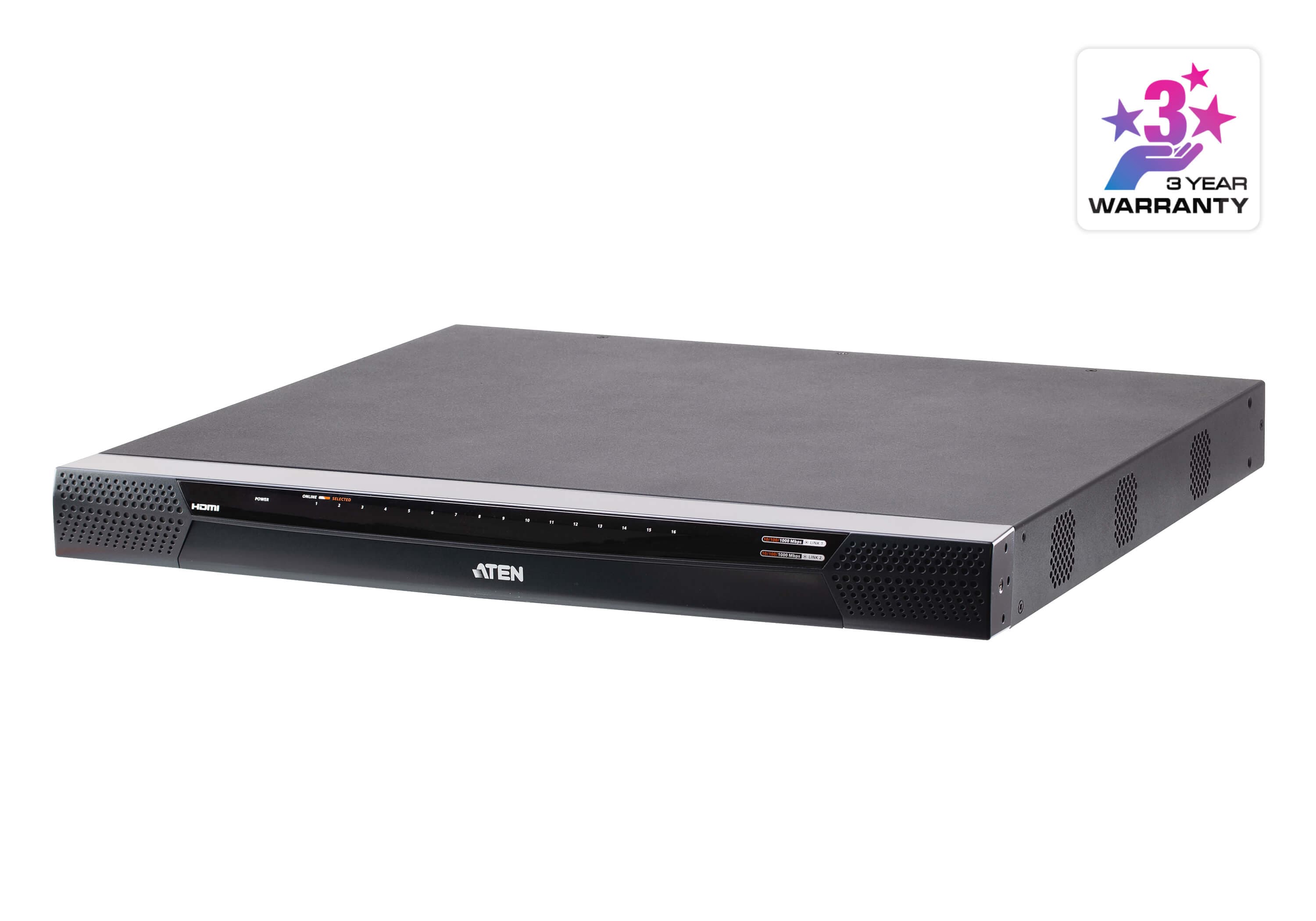 1-Local/8-Remote Shared Access 16-Port Multi-Interface Cat 5 KVM over IP Switch — изглед 3