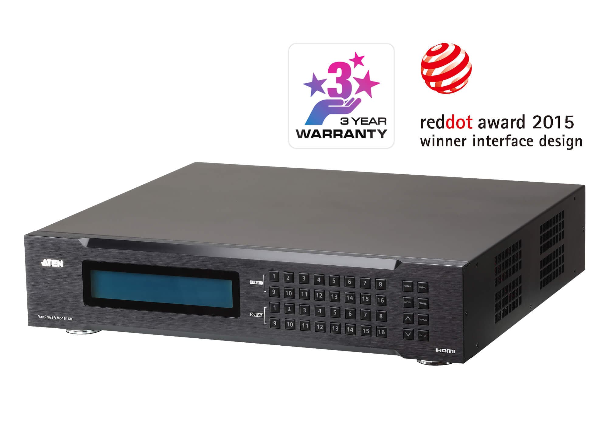 16 x 16 HDMI Matrix Switch with Scaler — изглед 3