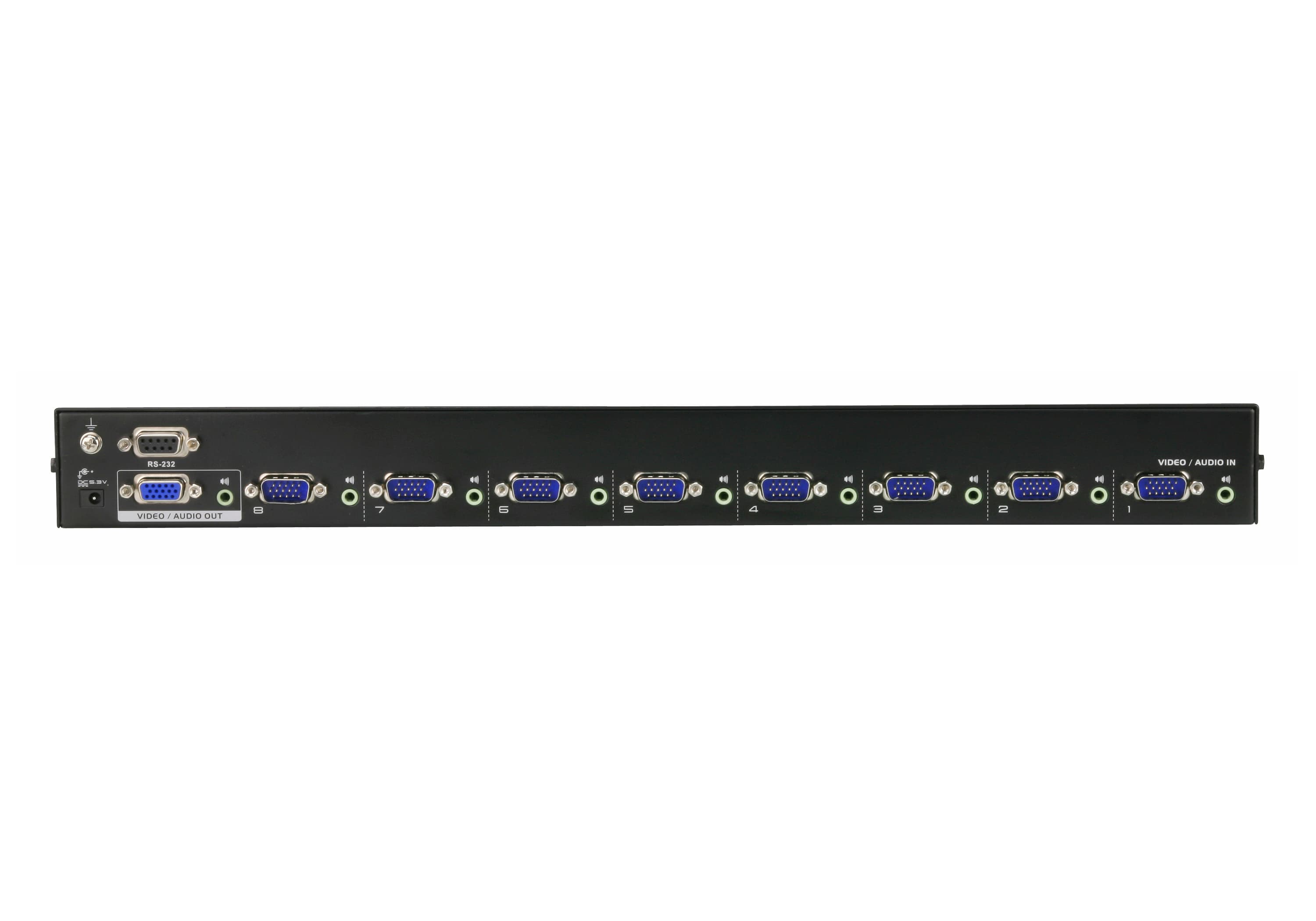 8-Port VGA/Audio Switch with Auto Switching — изглед 3