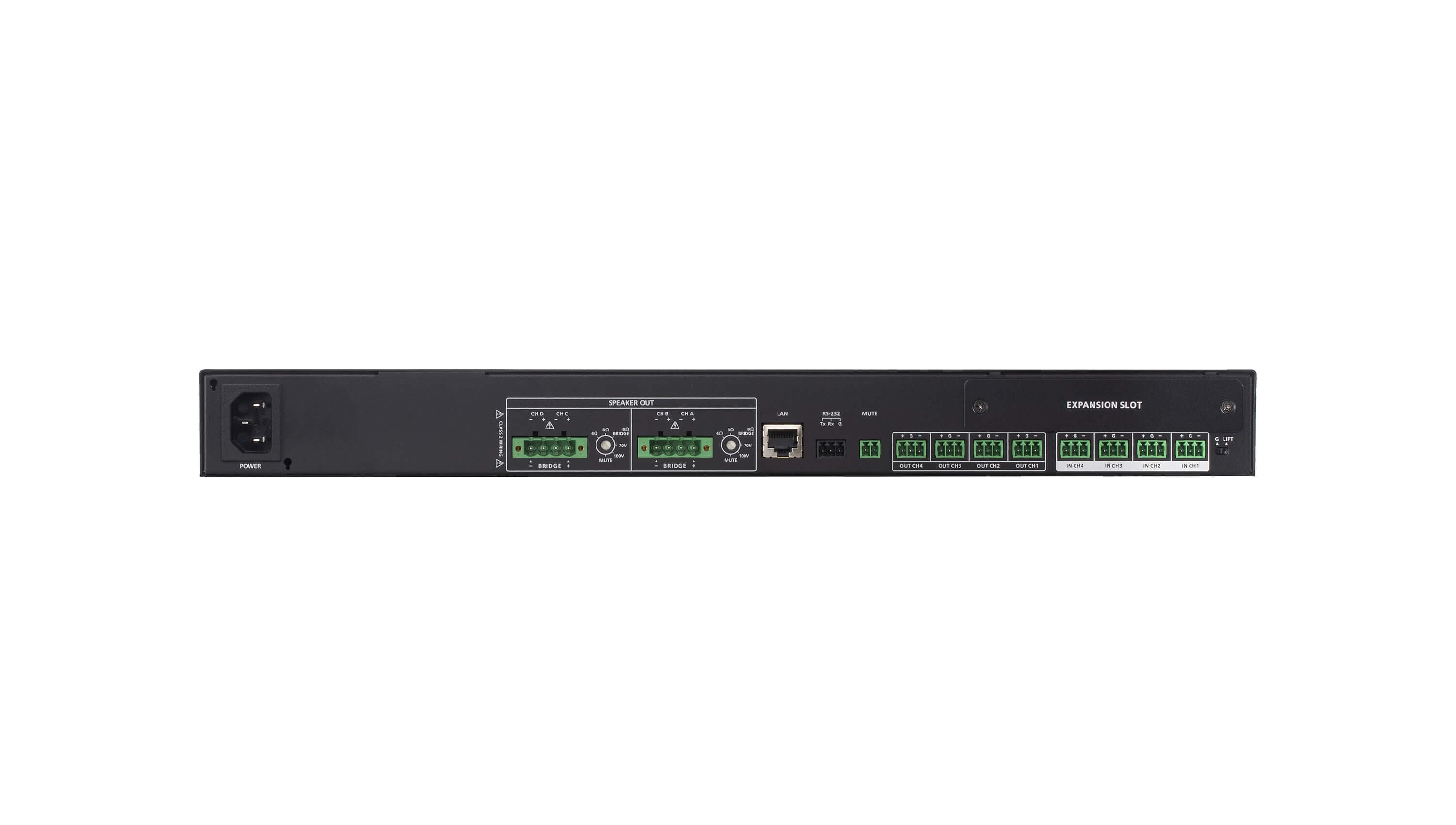 4 × 120W Power Amplifier with DSP — изглед 2