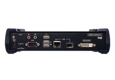 2K DVI-D Dual Link KVM over IP Receiver with PoE