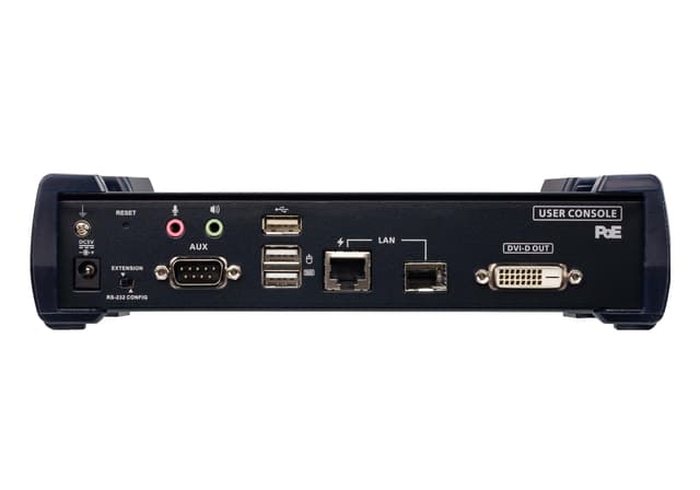 2K DVI-D Dual Link KVM over IP Receiver with PoE