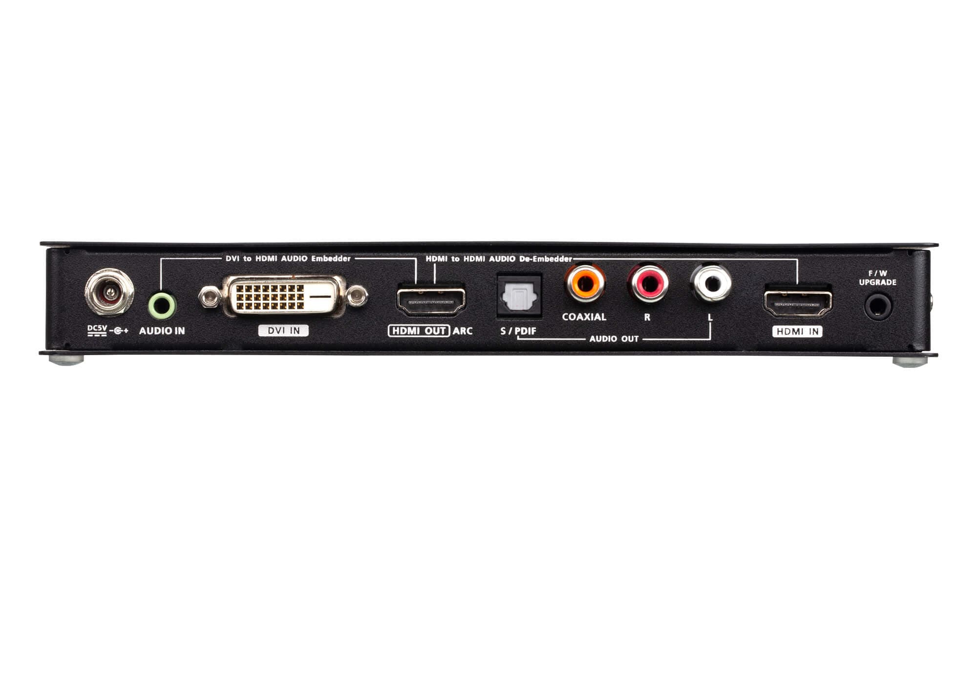 4K HDMI/DVI to HDMI Converter with Audio De-embedder — изглед 2