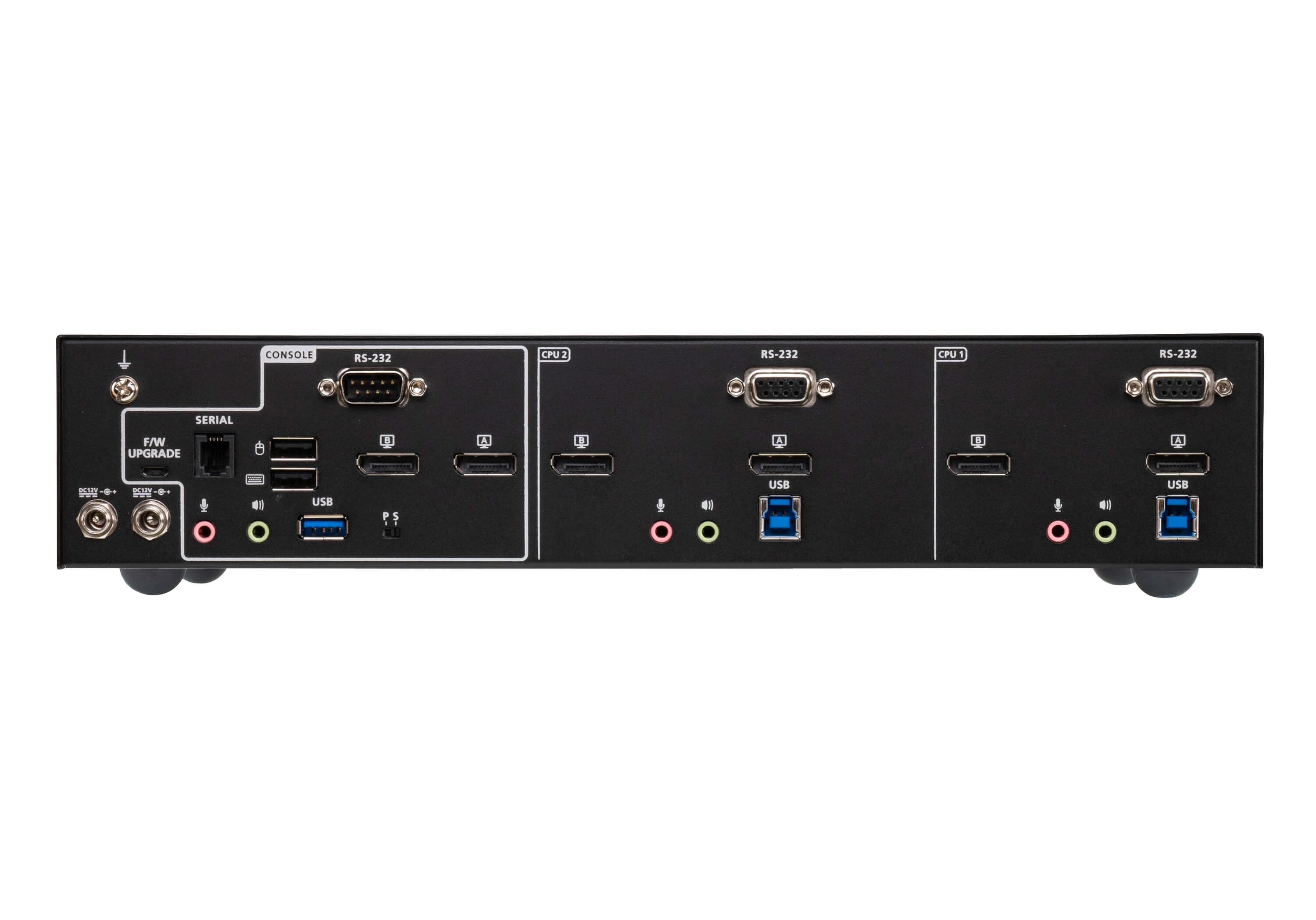 2-Port USB 3.0 4K DisplayPort Dual Display KVMP™ Switch for ATC — изглед 2