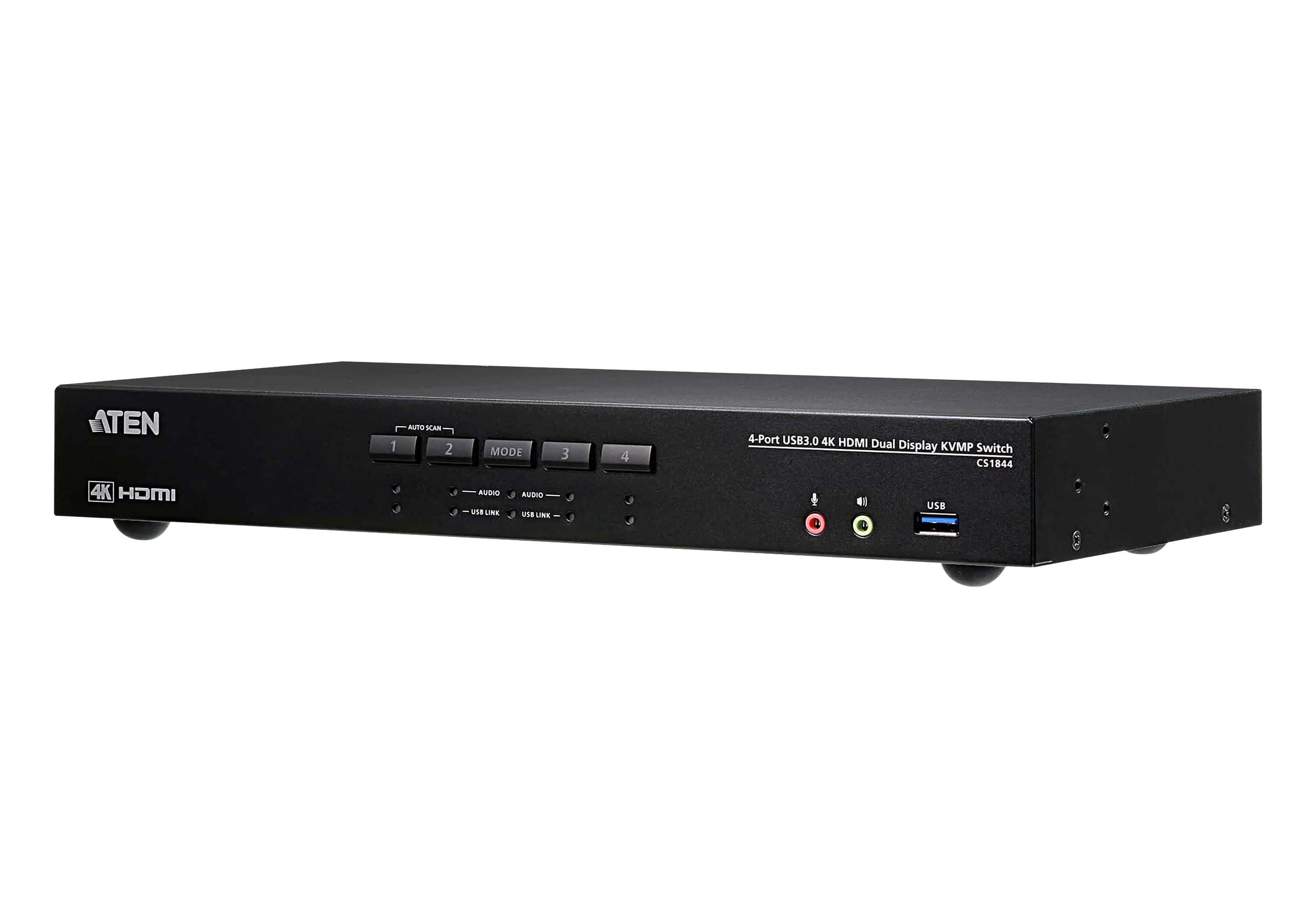 4-Port USB 3.0 4K HDMI Dual Display KVMP™ Switch — изглед 3