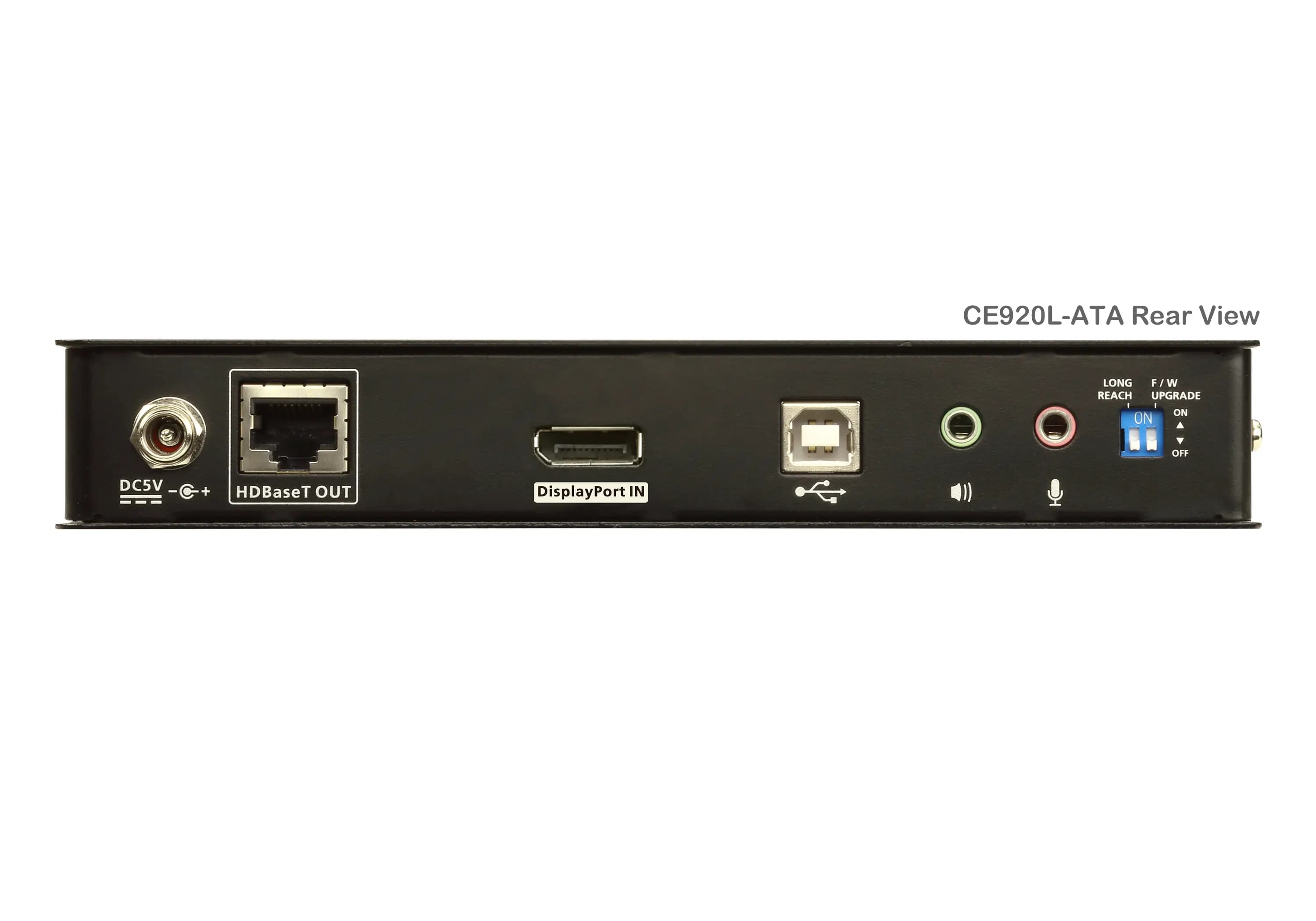 USB DisplayPort HDBaseT™ 2.0 KVM Extender (4K@100 m) — изглед 4