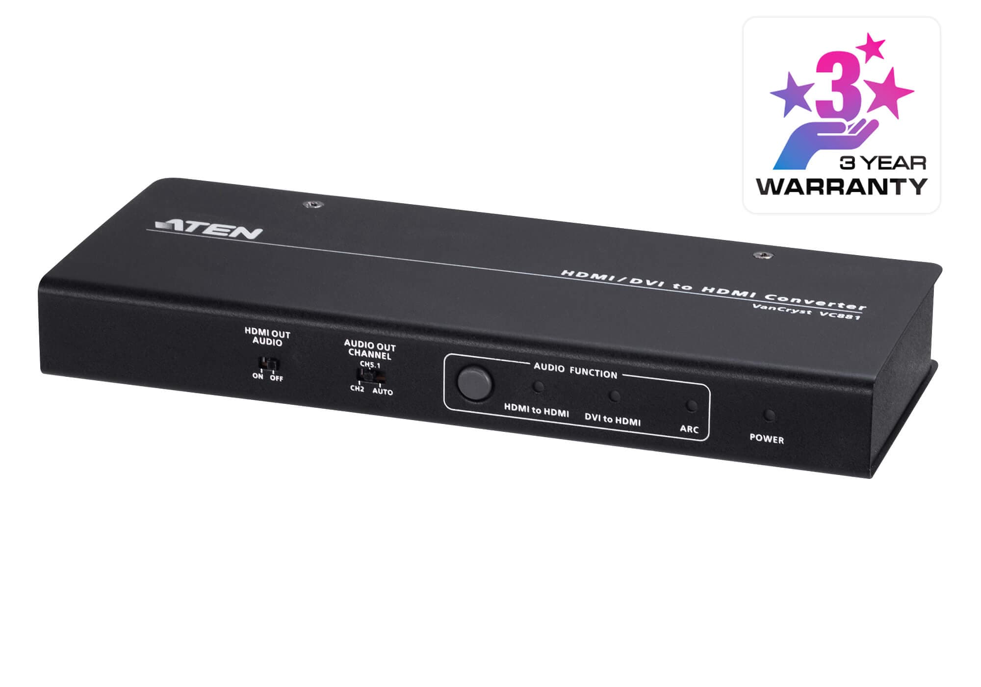 4K HDMI/DVI to HDMI Converter with Audio De-embedder — изглед 3