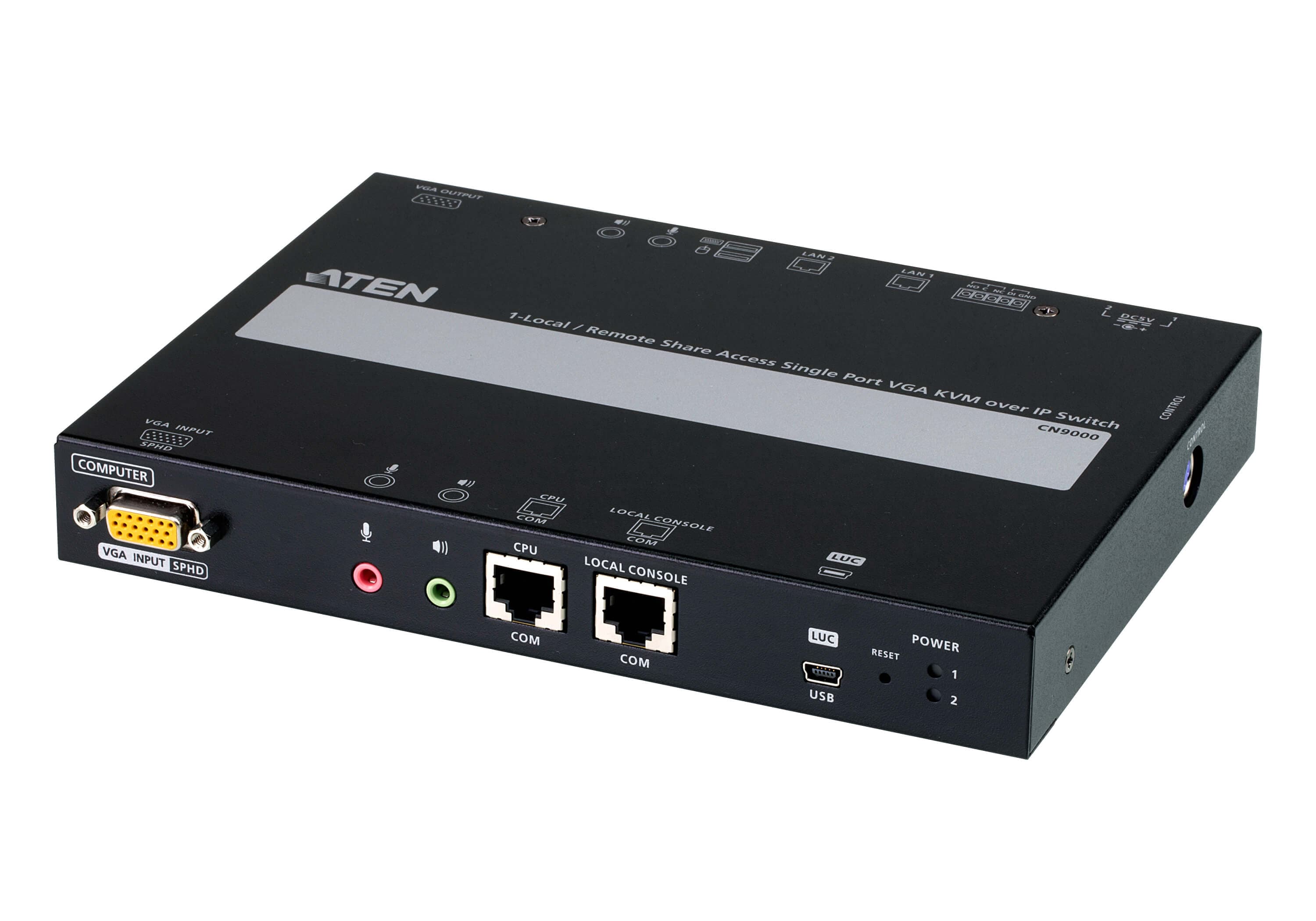 1-Local / Remote Shared Access Single Port VGA KVM over IP Switch — изглед 3