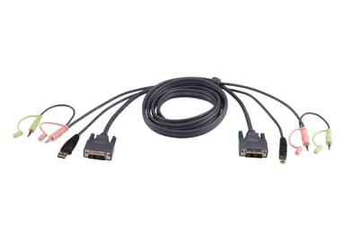 1.8M USB DVI-D Single Link KVM Cable