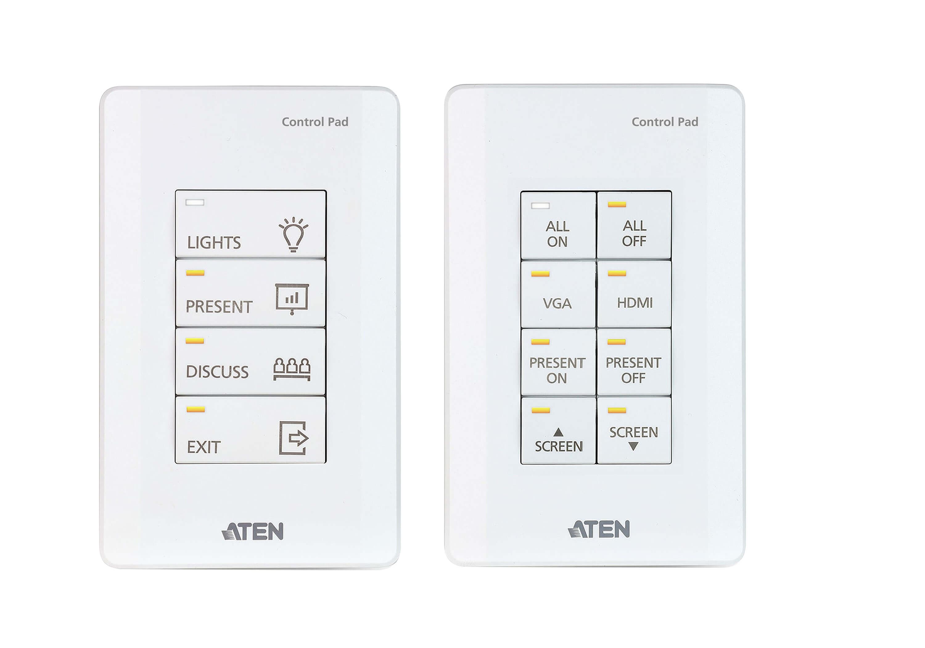 ATEN Control System - 8-button Control Pad (US, 1 Gang) — изглед 2