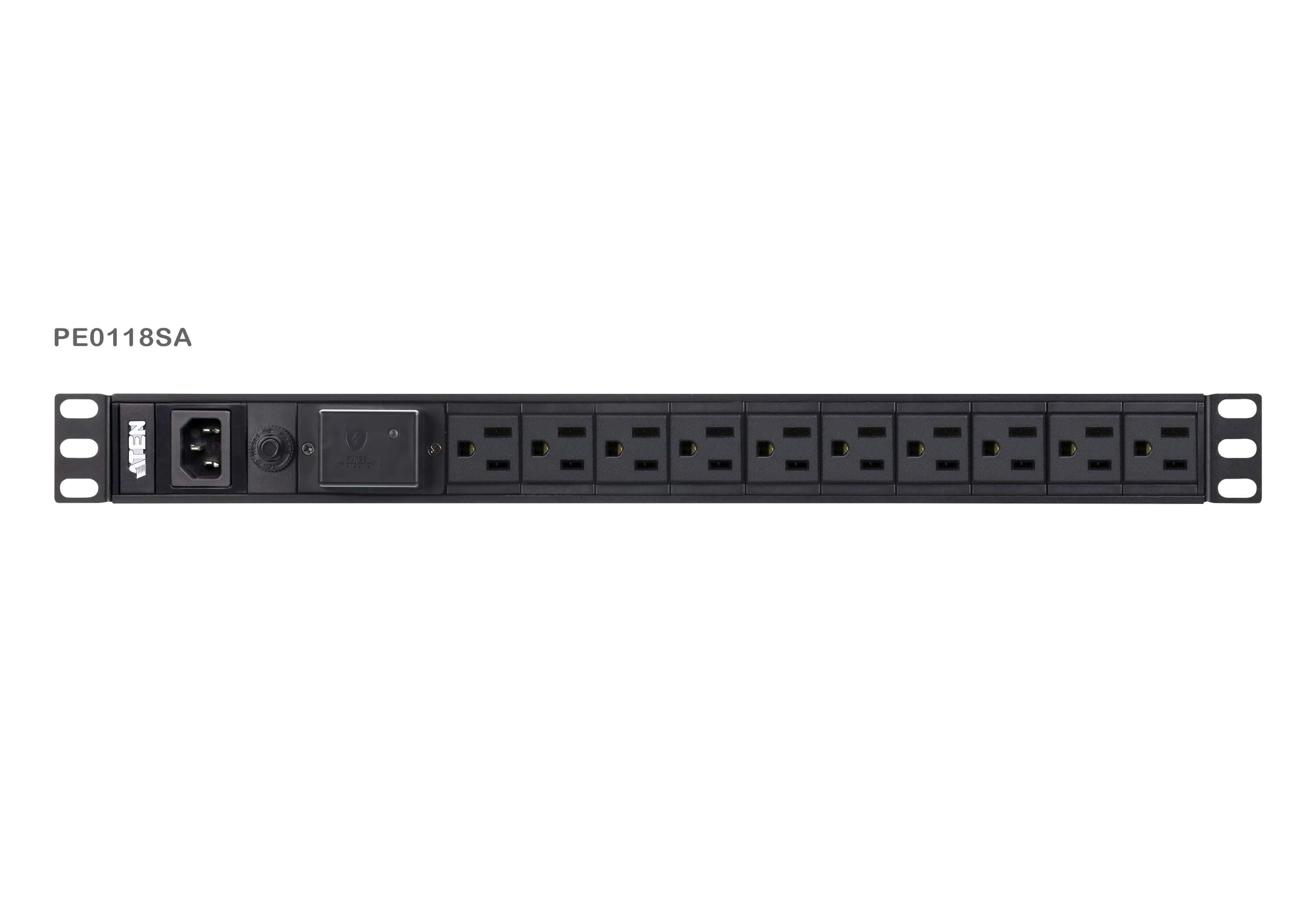 1U Basic PDU with Surge Protection — изглед 3