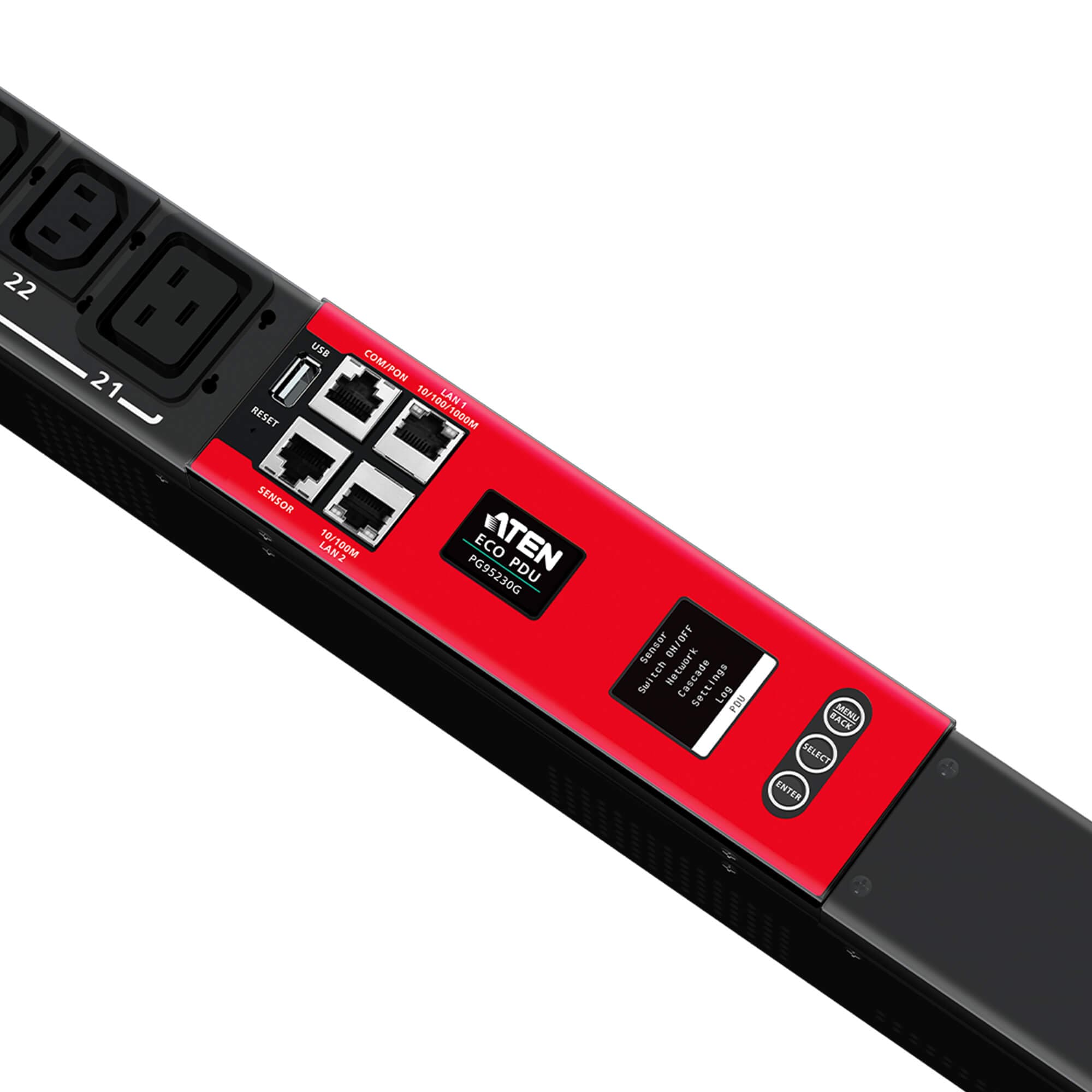20A/16A 30-Outlet 3-Phase Metered eco PDU — изглед 5