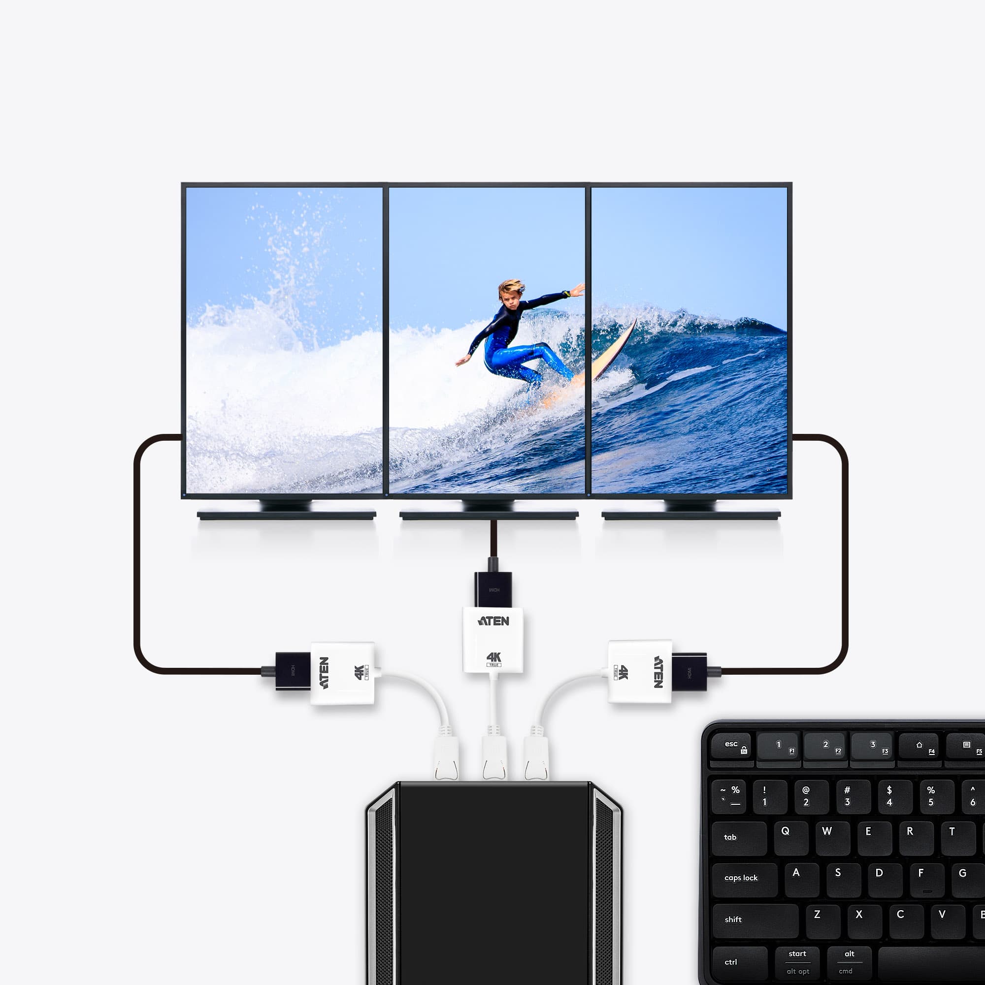 True 4K DisplayPort to HDMI Active Adapter — изглед 6