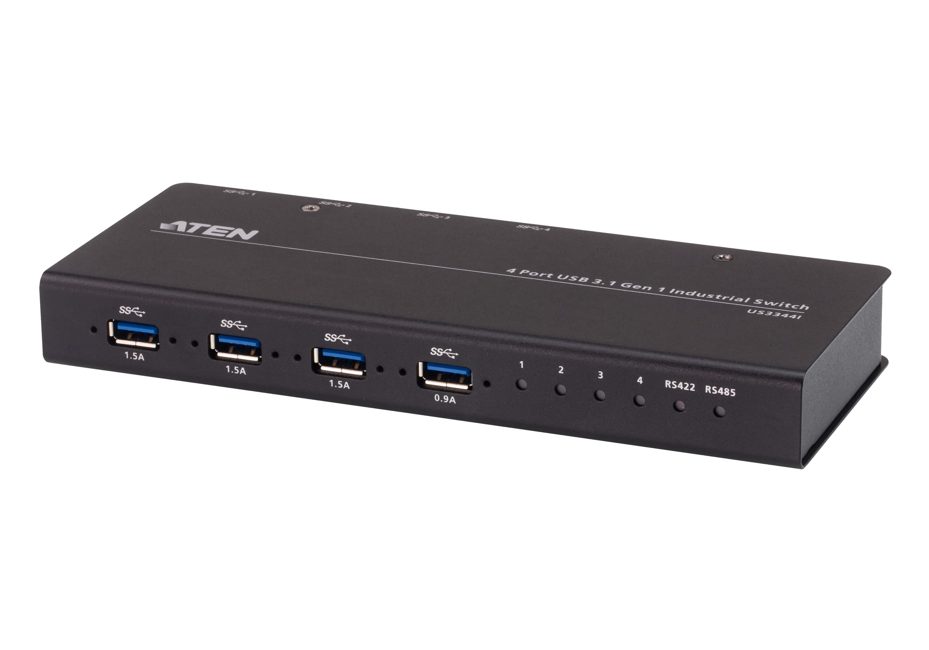 4 x 4 USB 3.2 Gen 1 Industrial Sharing Switch — изглед 3