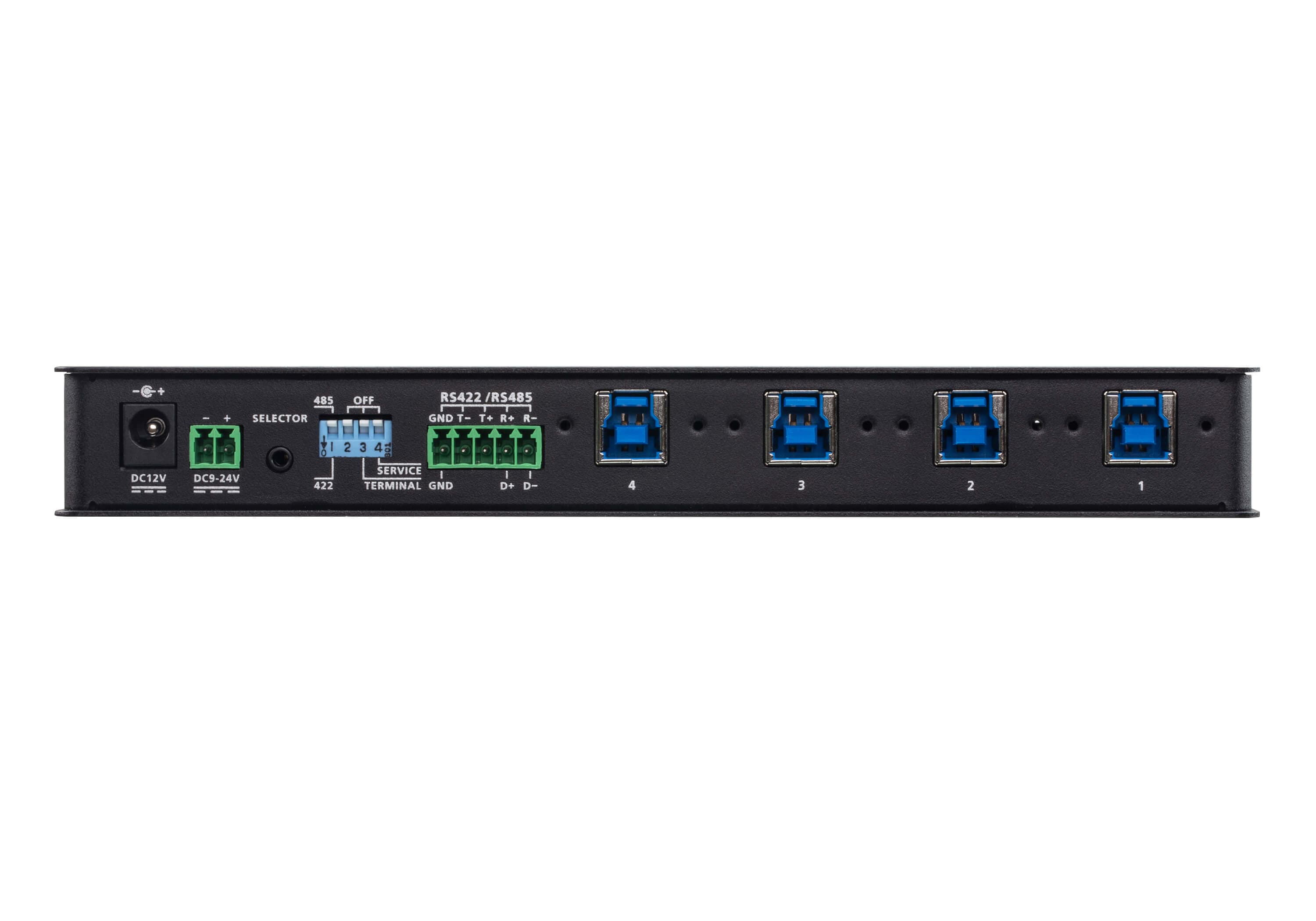 4 x 4 USB 3.2 Gen 1 Industrial Sharing Switch — изглед 2