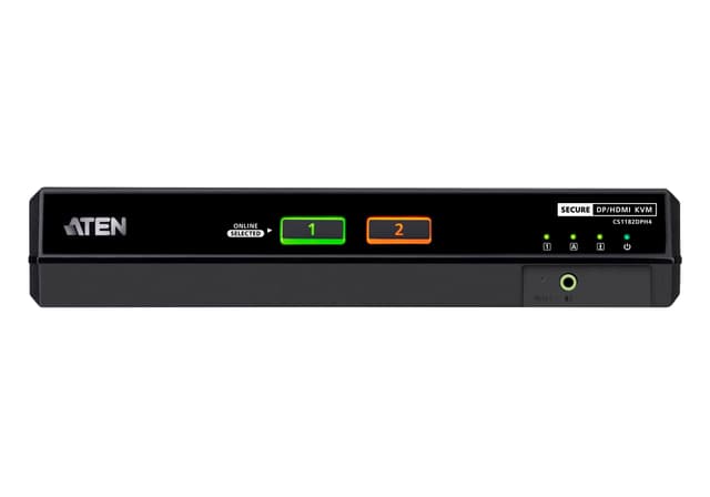 2-Port USB 5K DisplayPort/HDMI Universal Secure KVM Switch (PSD PP v4.0 Compliant)
