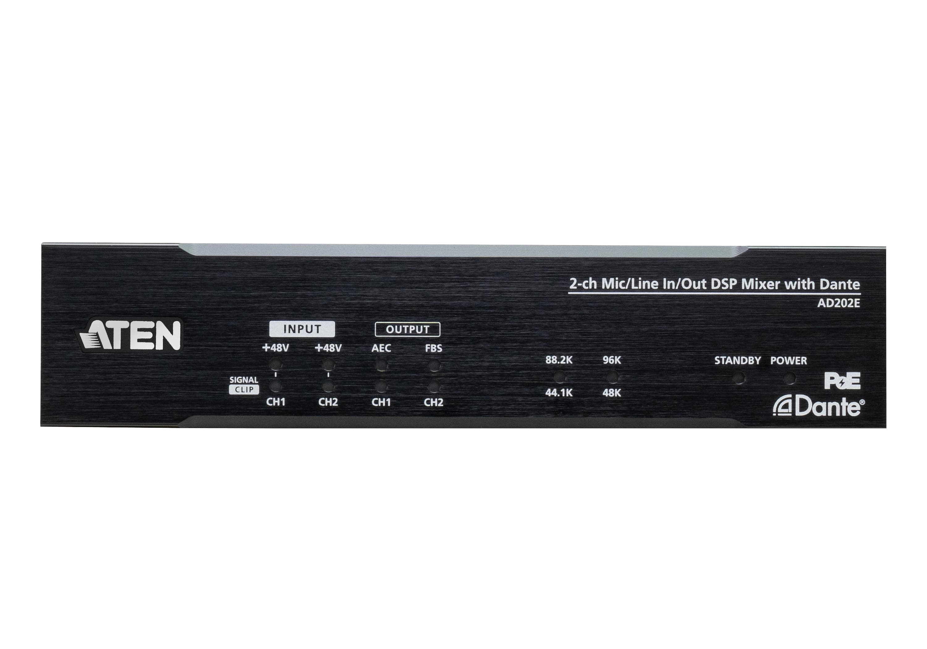 2-CH Mic/Line In/Out Audio Processor with DSP and Dante
