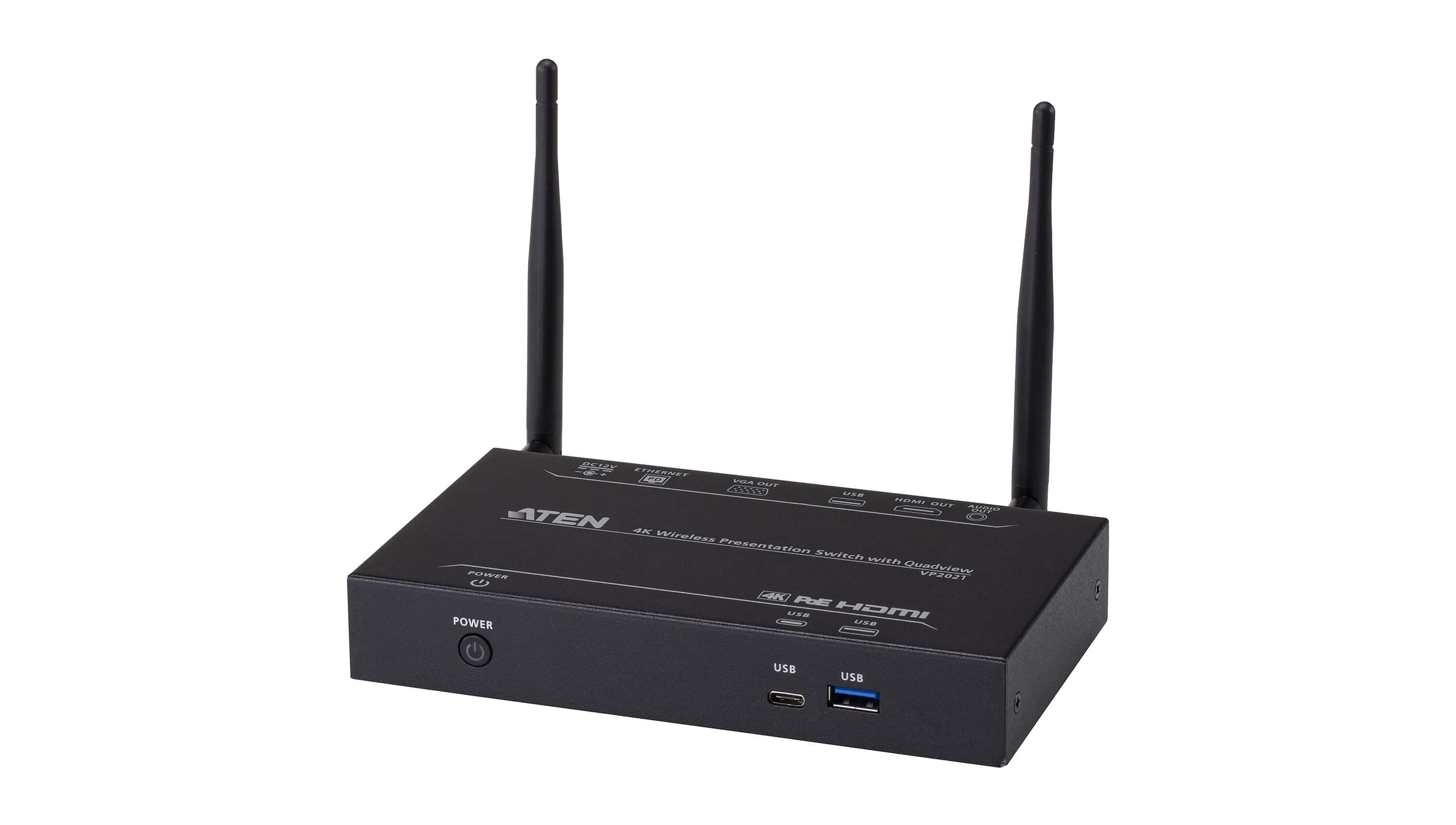 4K Wireless Presentation Switch with Quad View Kit