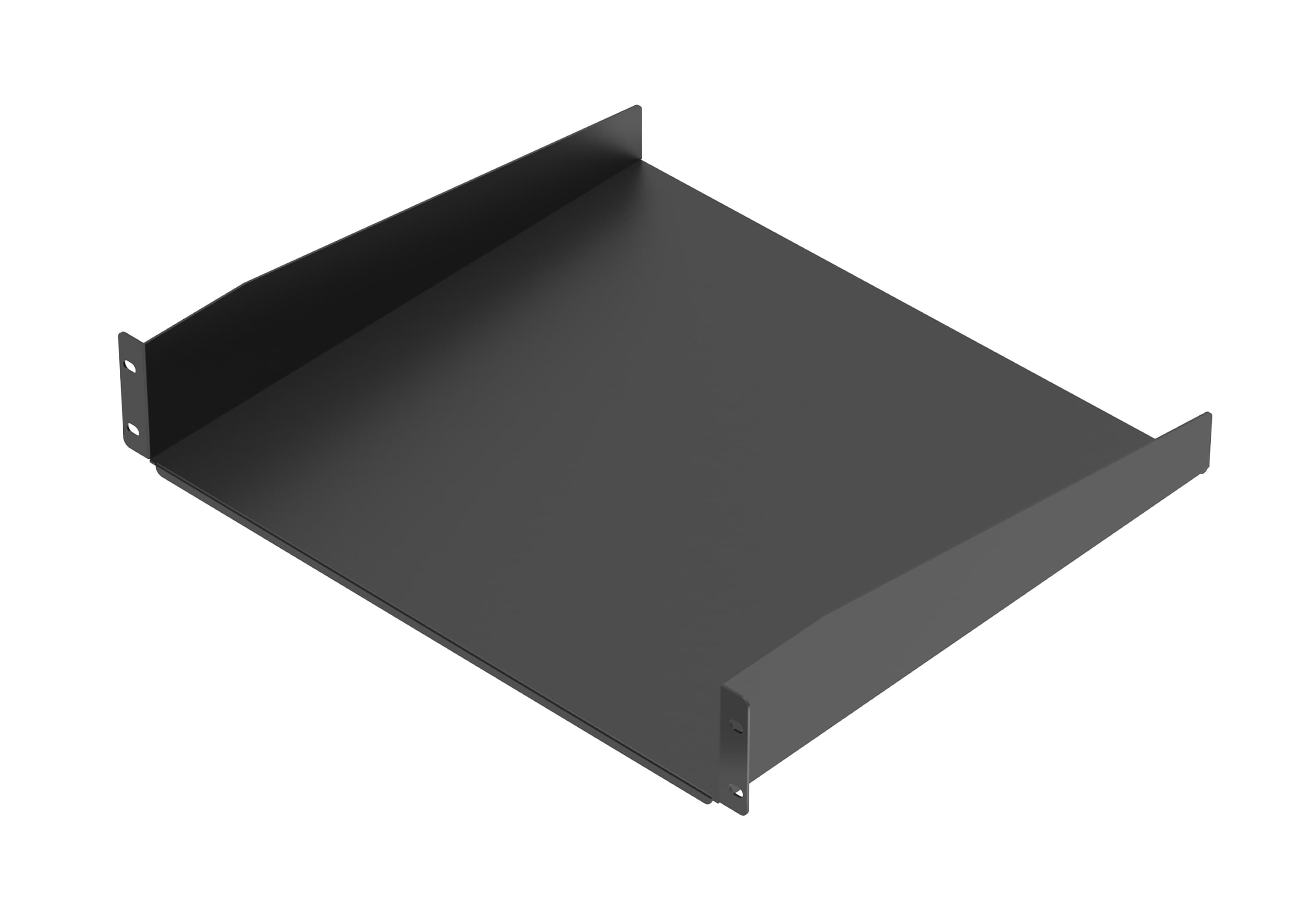2U Solid Rack Mount Shelf (Depth：400 mm)
