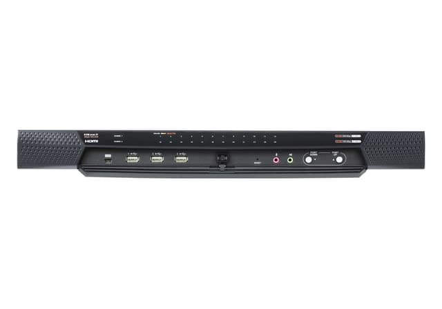 1-Local/2-Remote Access 24-Port Multi-Interface Cat 5 KVM over IP Switch