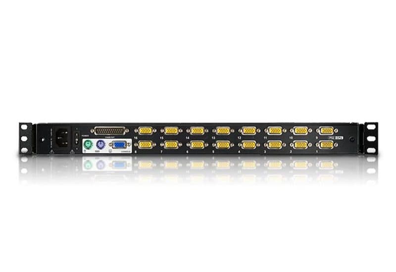 16-Port Dual Rail LCD KVM Switch — изглед 2