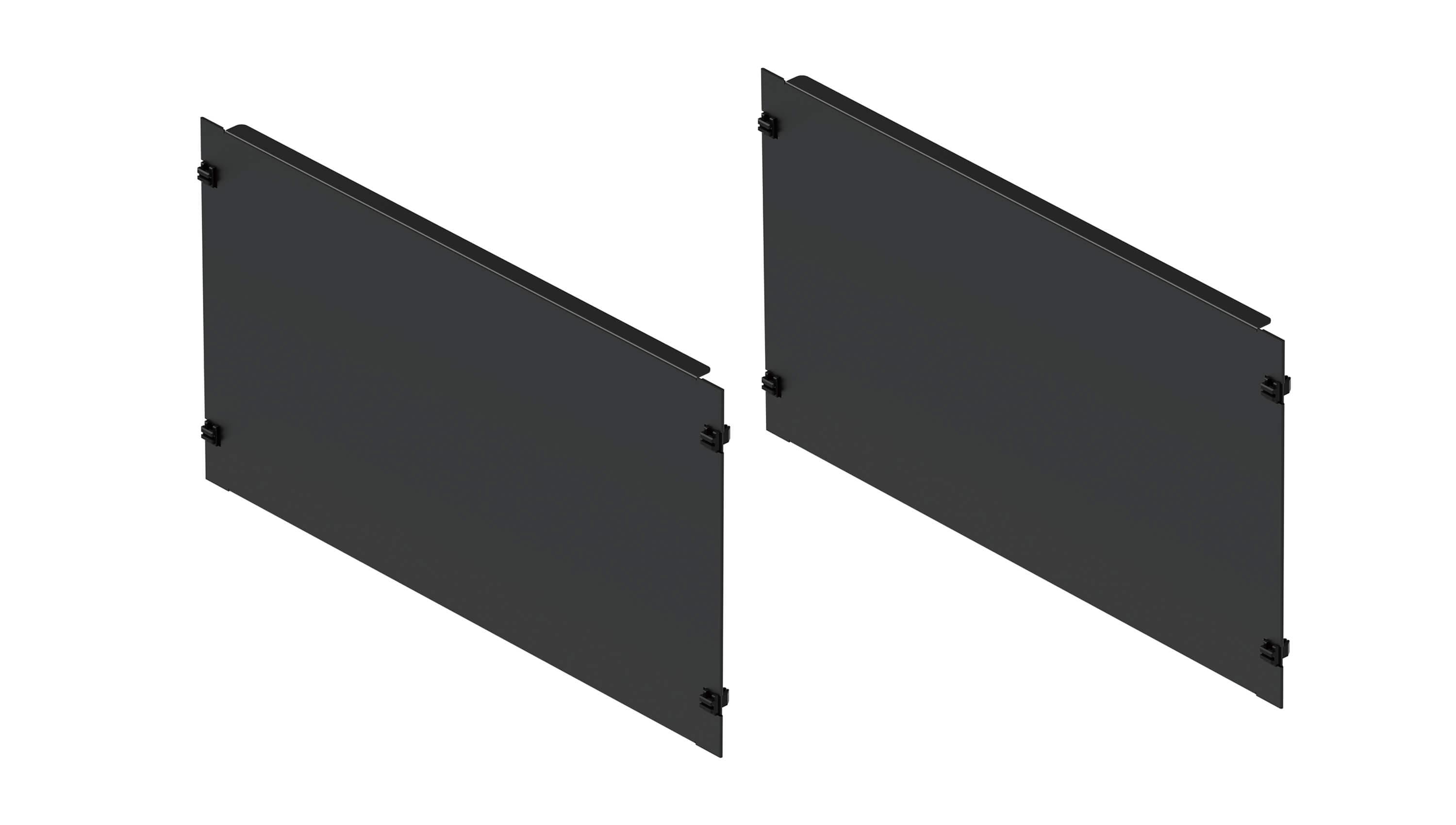 6U Blank Rack Panel (1 set 2 pcs)