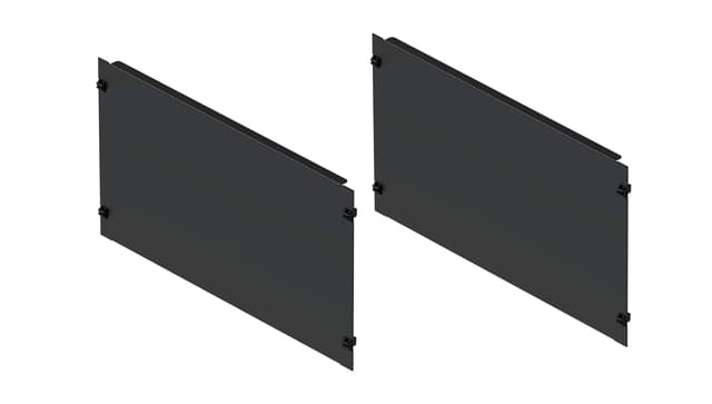 6U Blank Rack Panel (1 set 2 pcs)