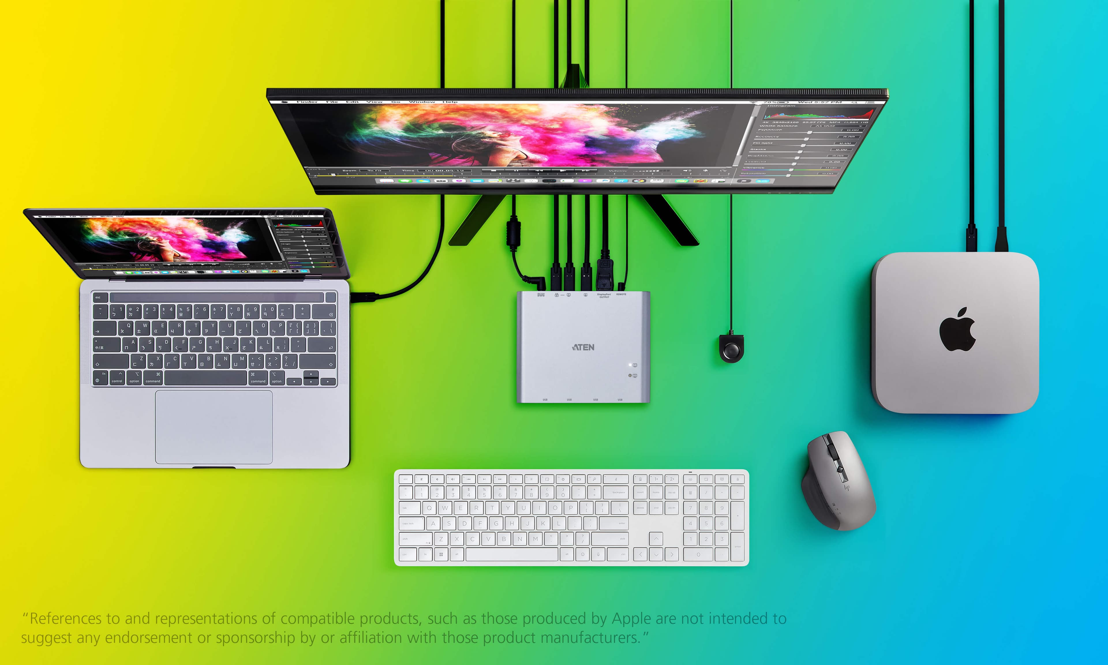 2-Port 4K DisplayPort USB-C KVM Switch with Power Pass-through|Duo Flex (8K, USB 3.2 / 4.0, Thunderbolt 4 Compatible) — изглед 4