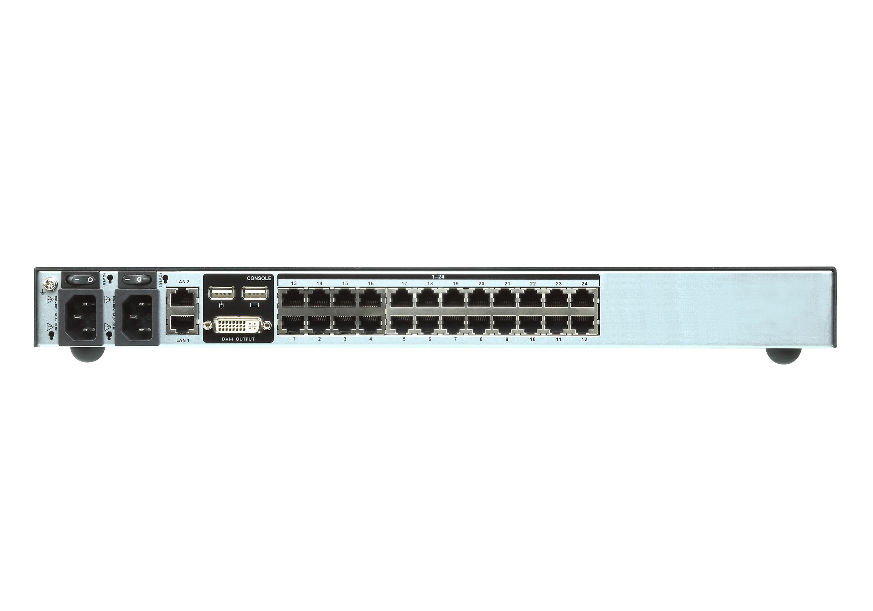 1-Local/4-Remote  Access 24-Port Multi-Interface Cat 5 KVM over IP Switch — изглед 2