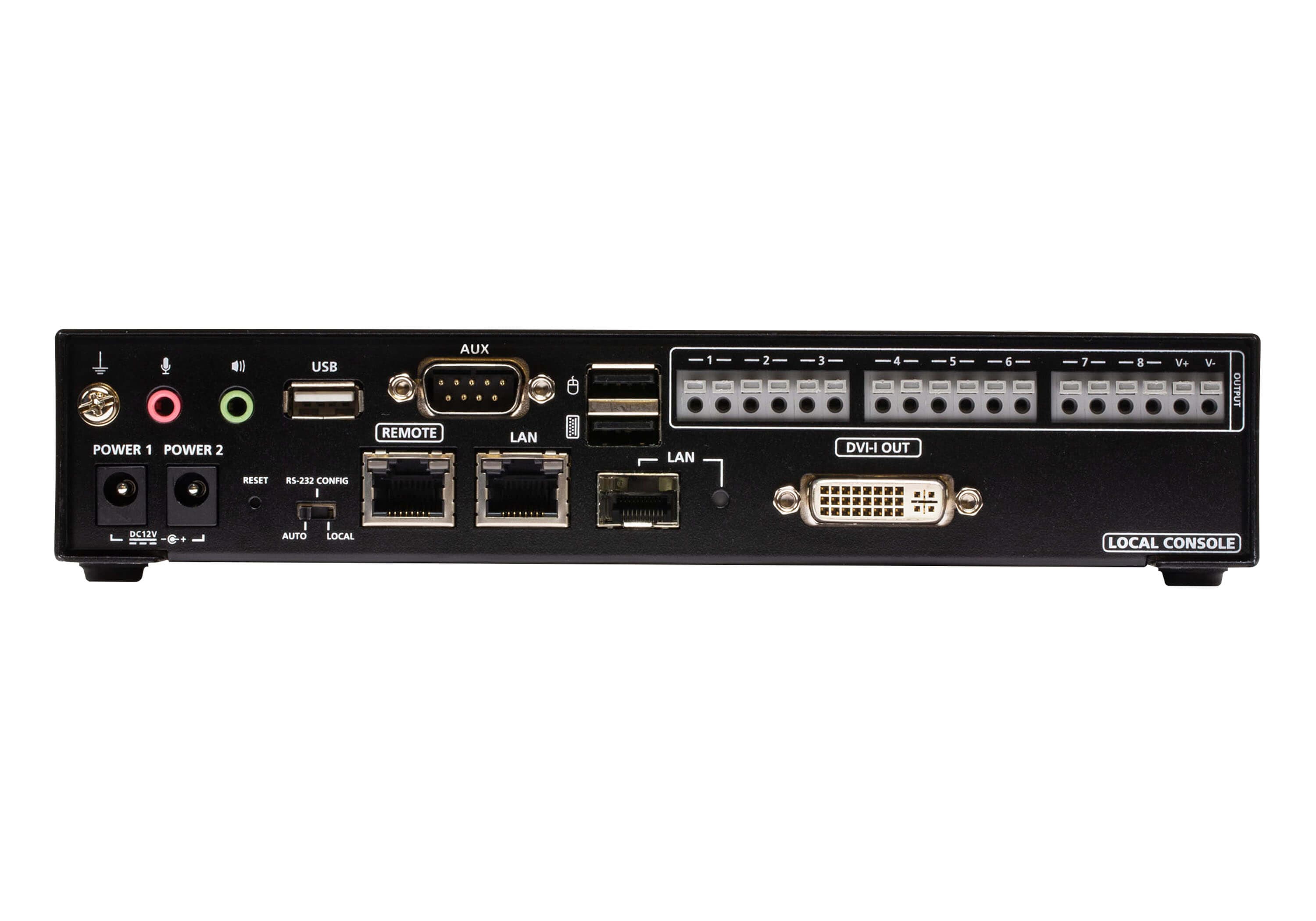 DVI-I Dual link Single Display KVM over IP Transmitter with Remote Access