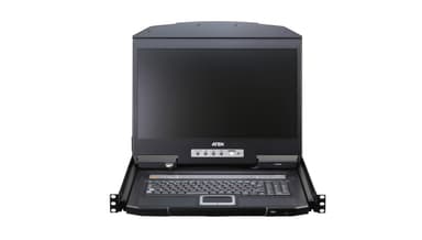 16-Port USB HDMI Single Rail WideScreen LCD KVM Switch