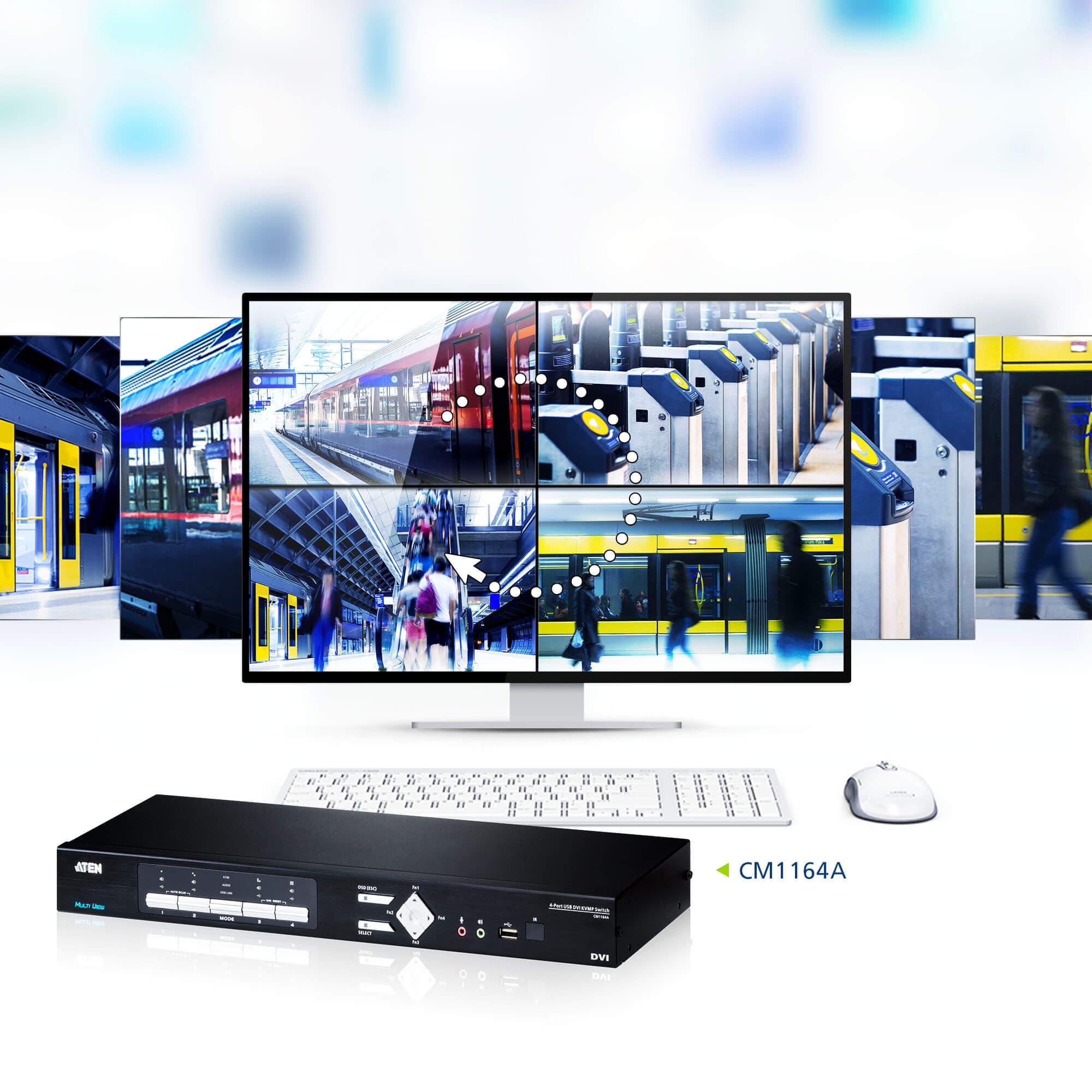 4-Port USB DVI Multi-View KVMP™ Switch — изглед 5