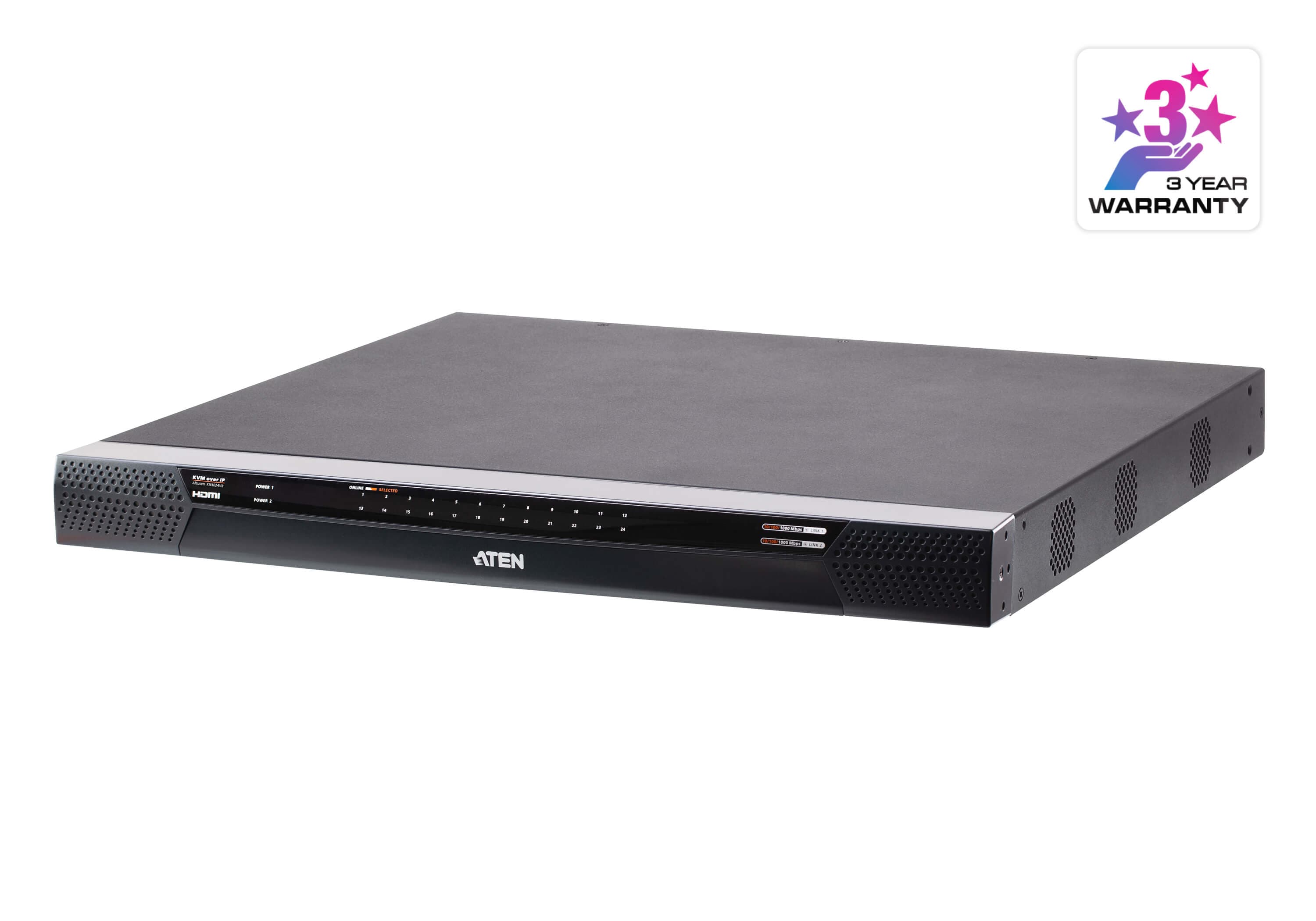 1-Local/4-Remote Shared Access 24-Port Multi-Interface Cat 5 KVM over IP Switch — изглед 3