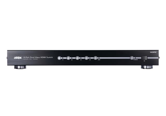 4-Port HDMI Switch with Dual Output