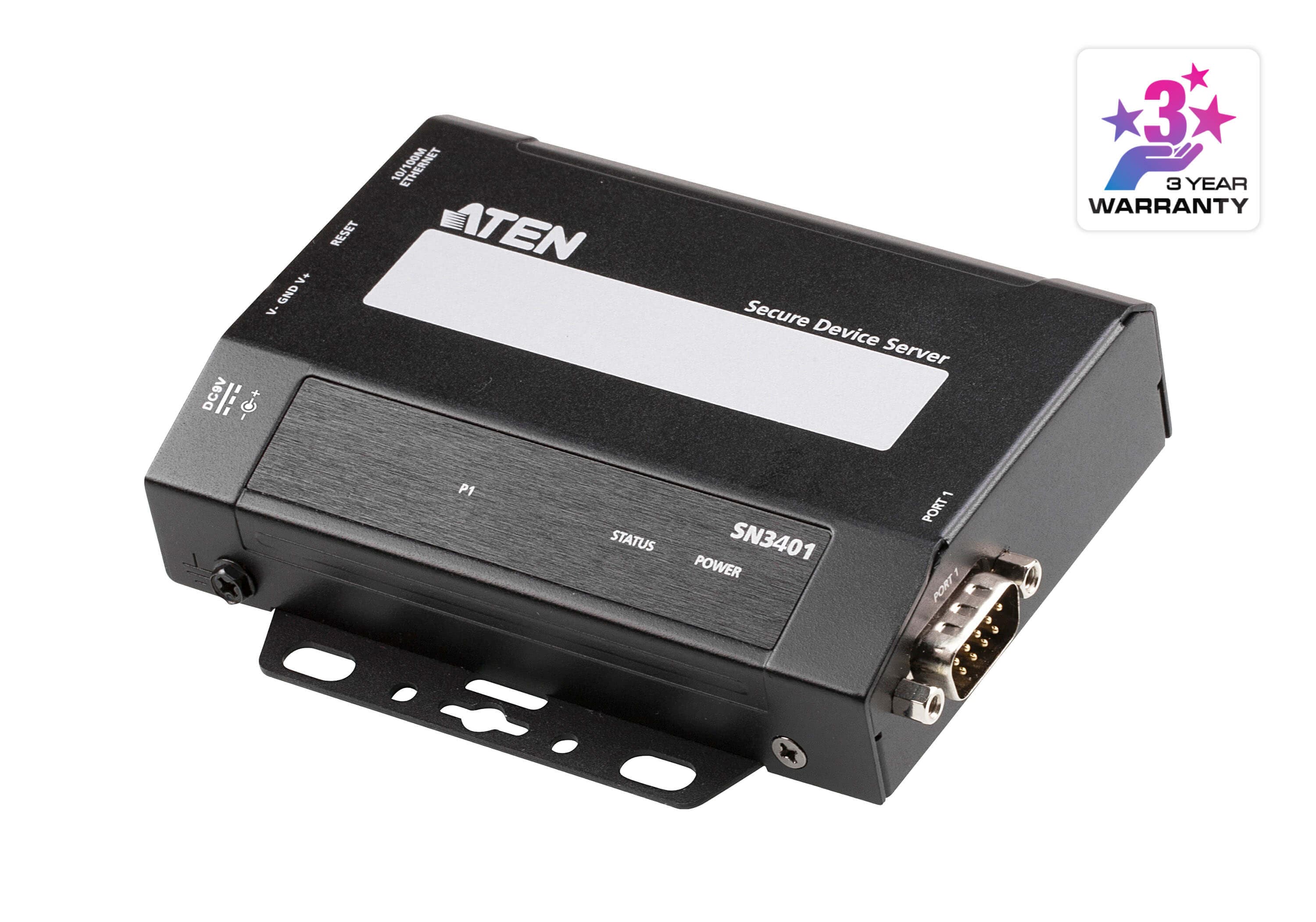 1-Port RS-232/422/485 Secure Serial Device Server — изглед 3