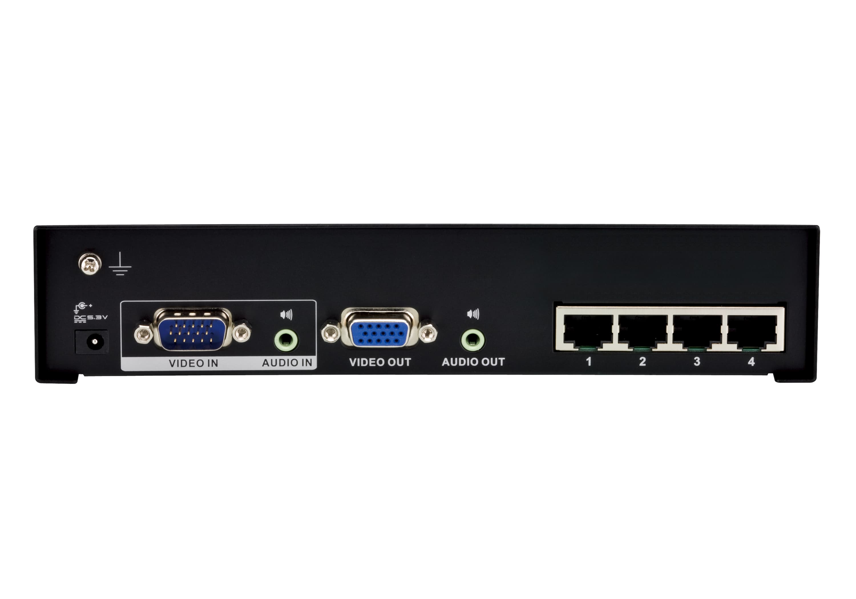4-Port VGA/Audio Cat 5 Splitter — изглед 3