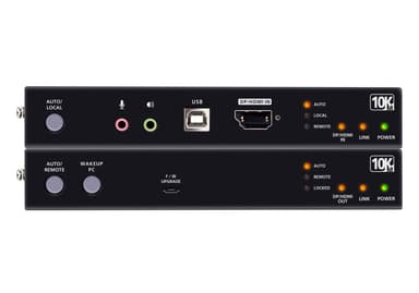 USB True 4K DisplayPort/HDMI Optical KVM Extender (True 4K @ 10 km)