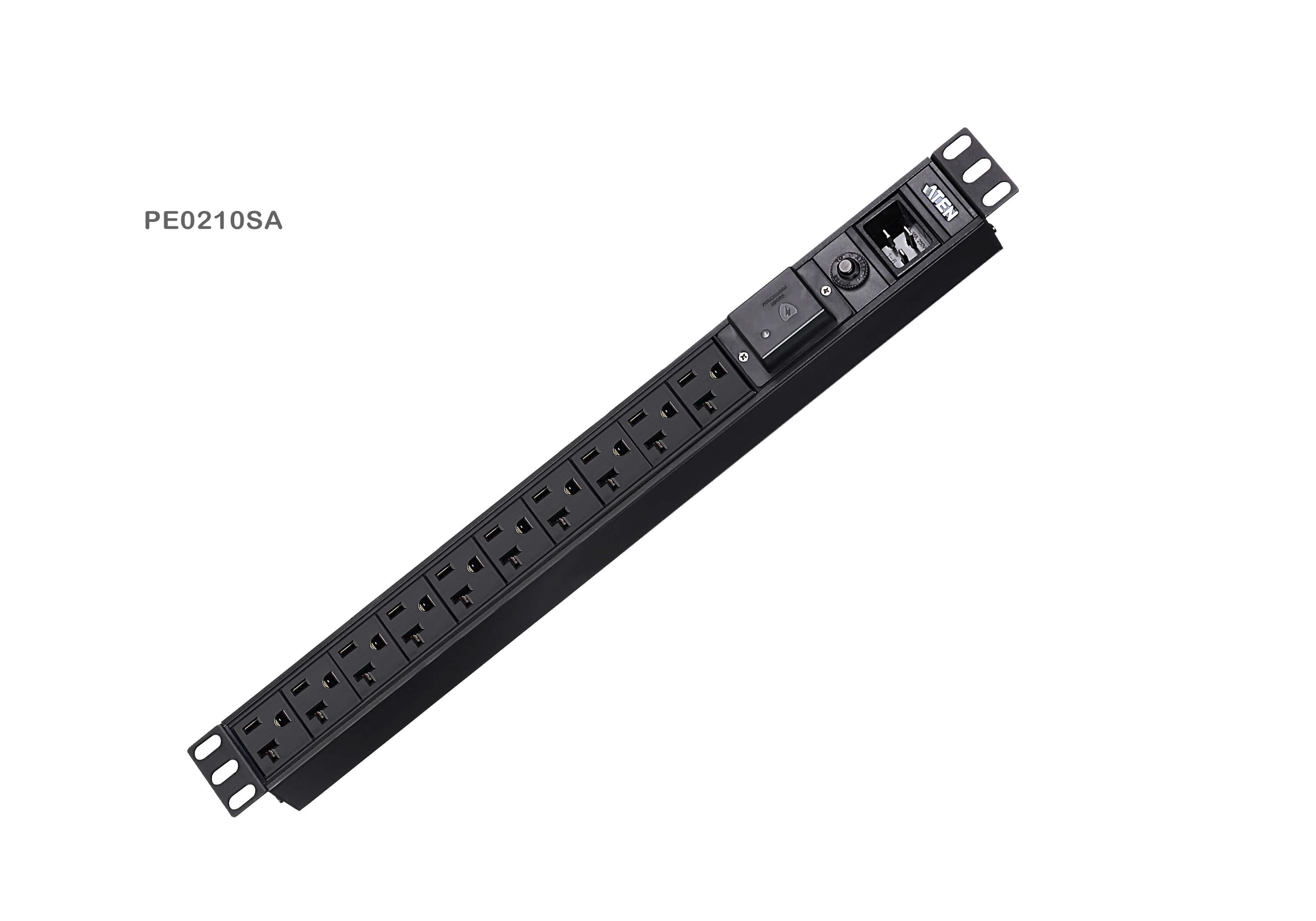 Basic 1U PDU with surge protection — изглед 2
