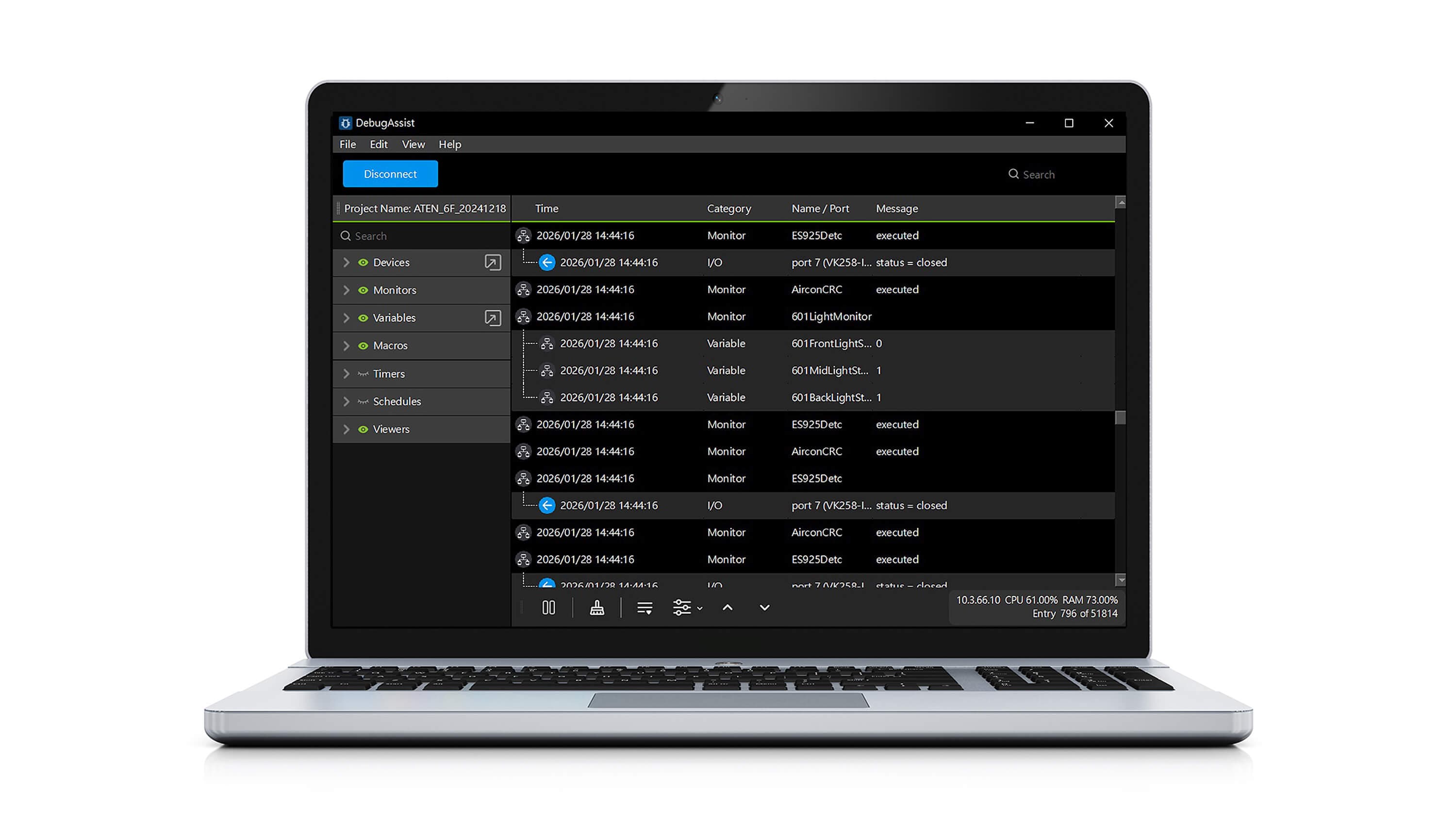 ATEN Control System – Debug Tool — изглед 3