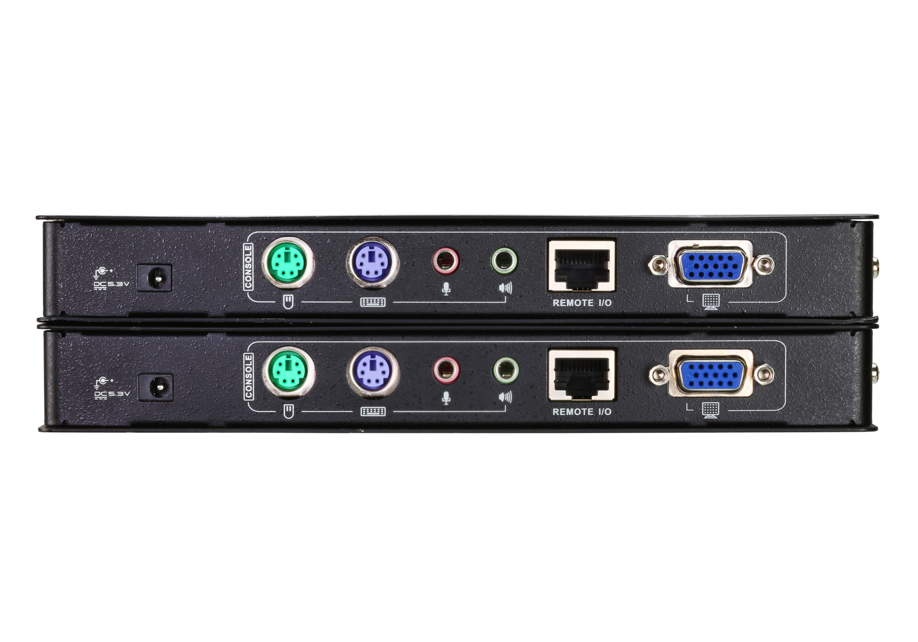 PS/2 VGA/Audio Cat 5 KVM Extender with Deskew (1280 x 1024@300m) — изглед 2