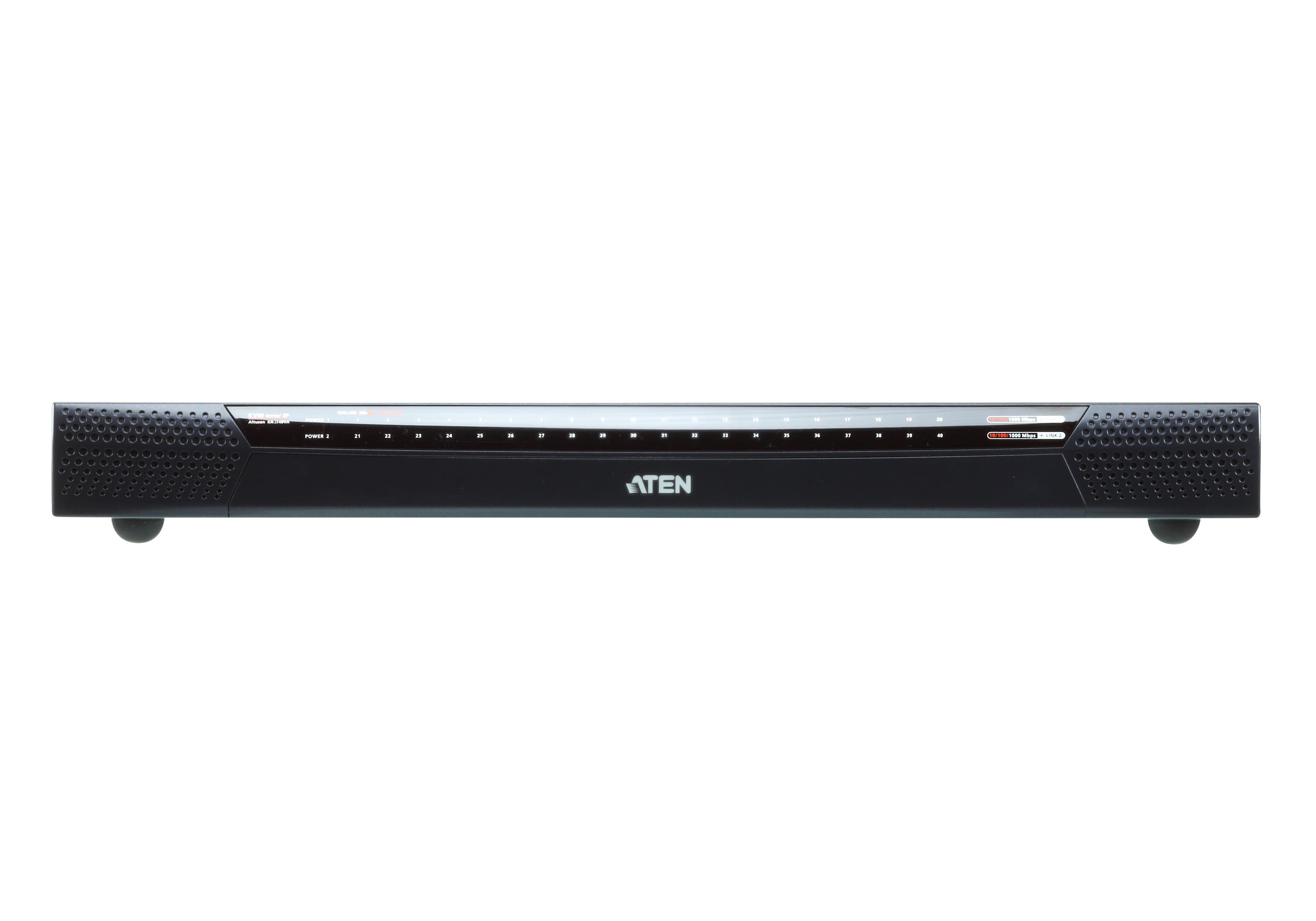 1-Local/2-Remote  Access 40-Port Multi-Interface Cat 5 KVM over IP Switch