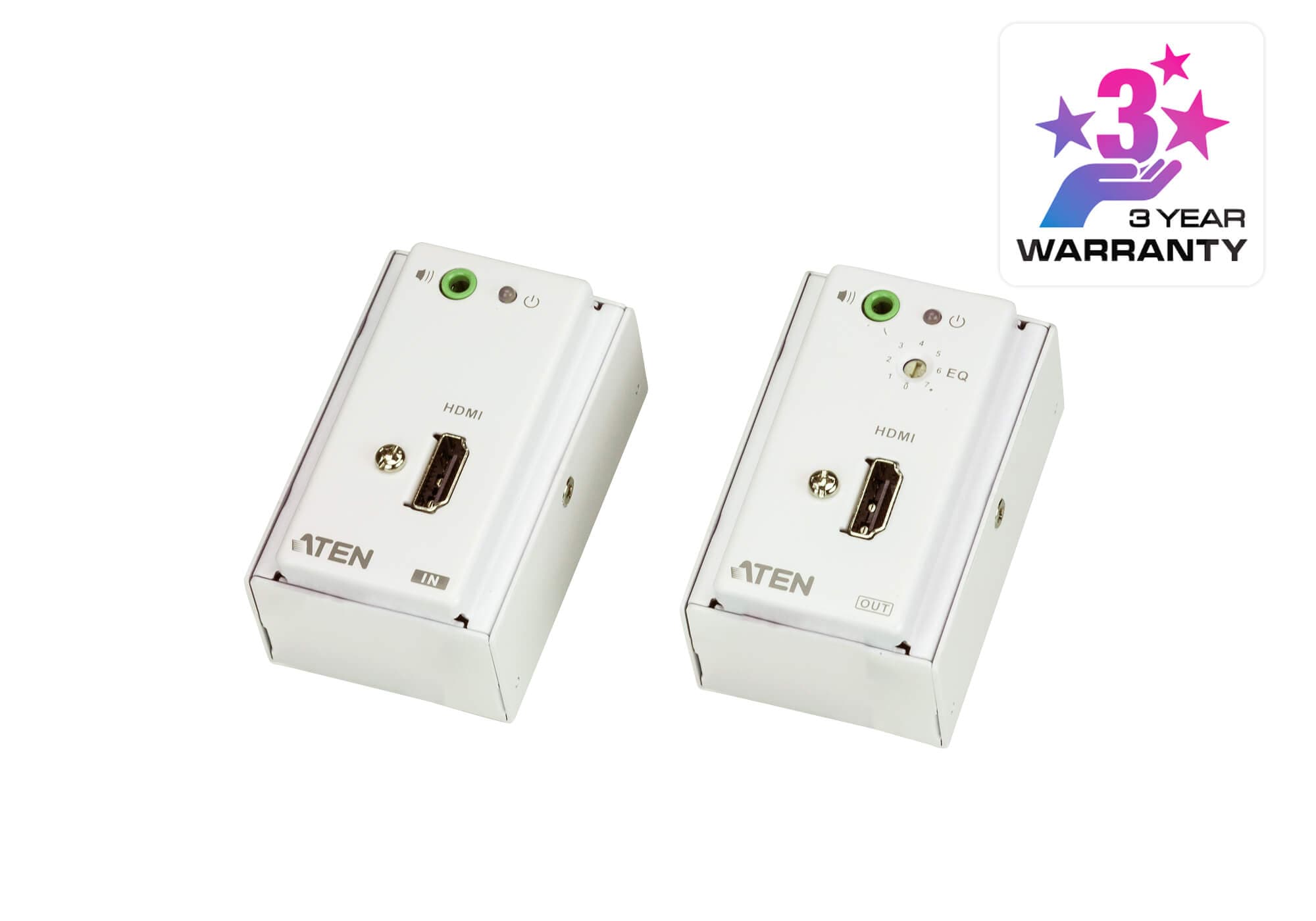 HDMI/Audio Cat 5 Extender with MK Wall Plate (1080p @ 40m) — изглед 3