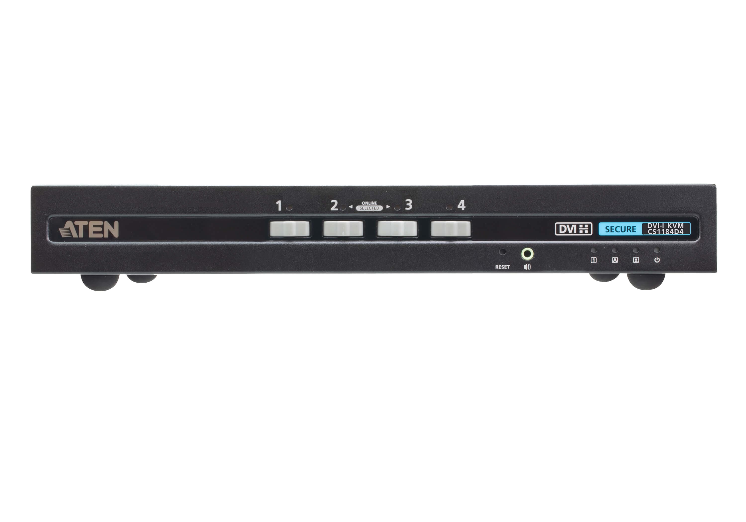 4-Port USB DVI Secure KVM Switch (PSD PP v4.0 Compliant) — изглед 2