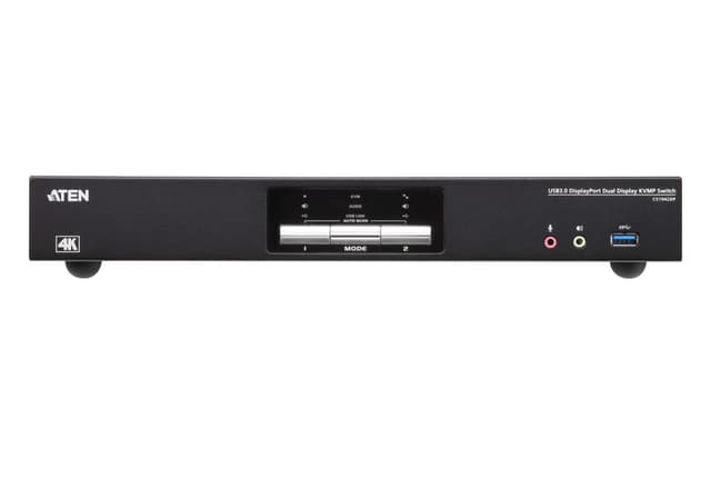 2-Port USB 3.0 4K DisplayPort Dual Display KVMP™ Switch