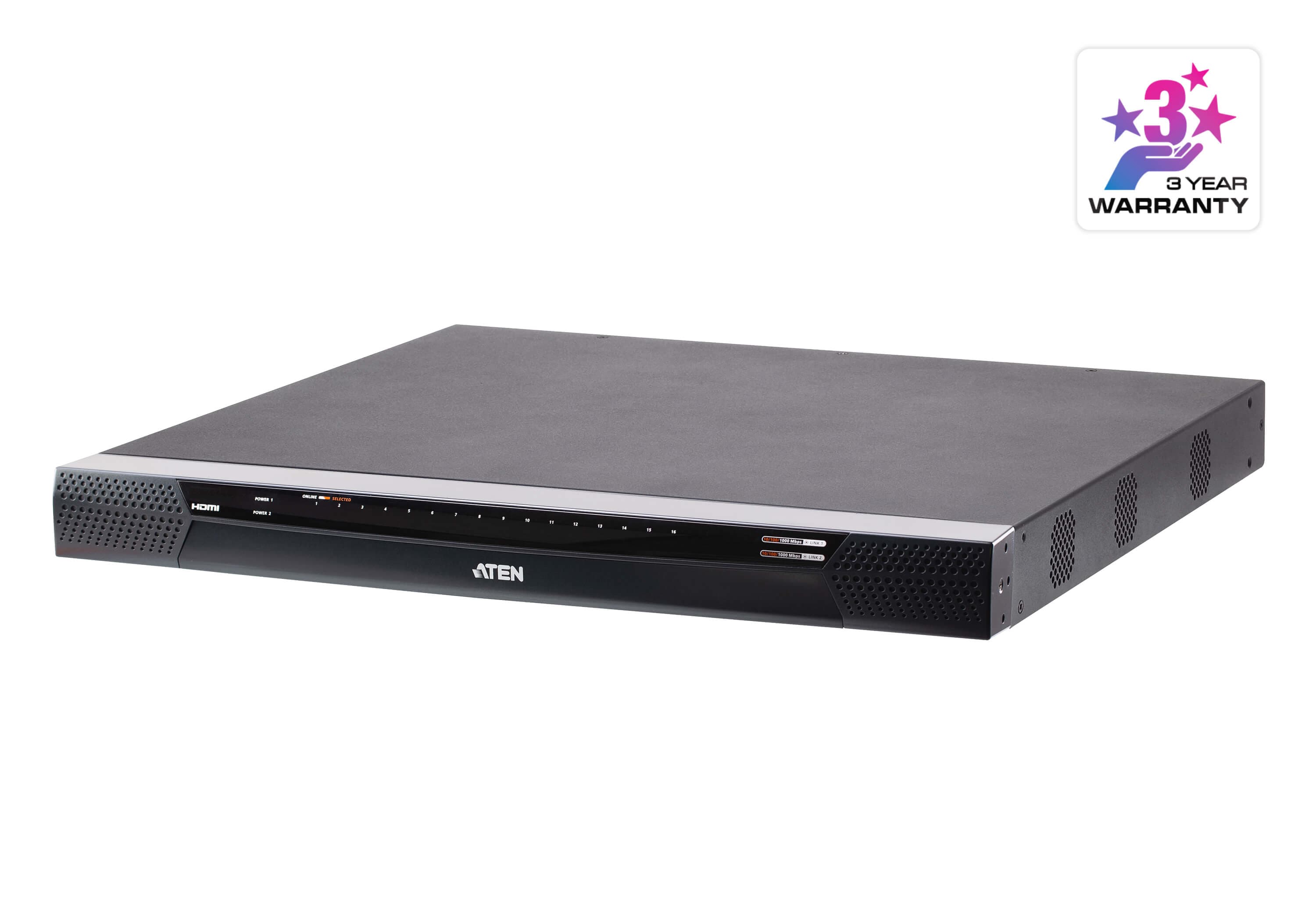 1-Local/4-Remote Shared Access 16-Port Multi-Interface Cat 5 KVM over IP Switch — изглед 3