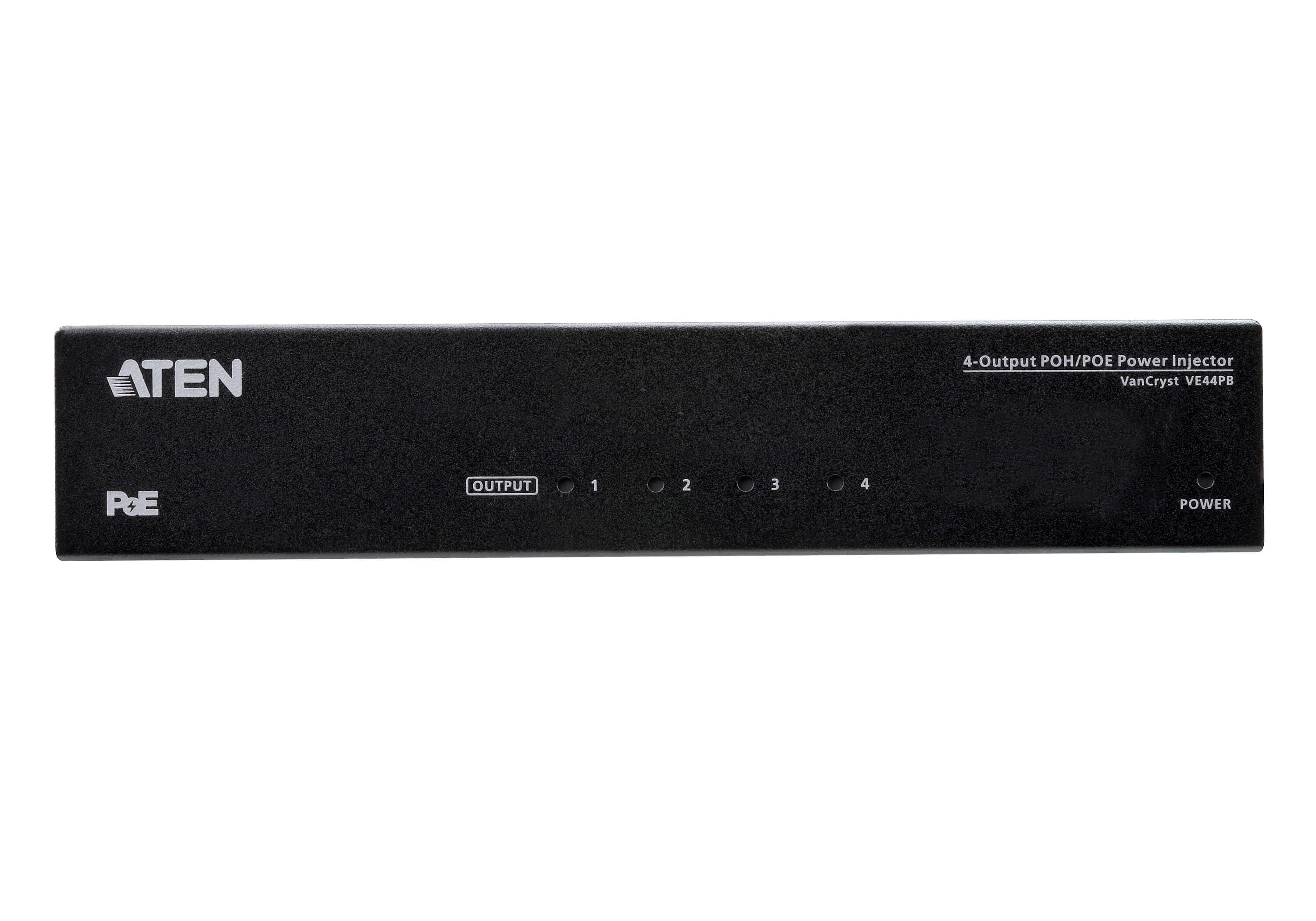 4-Output PoH/PoE Power Injector