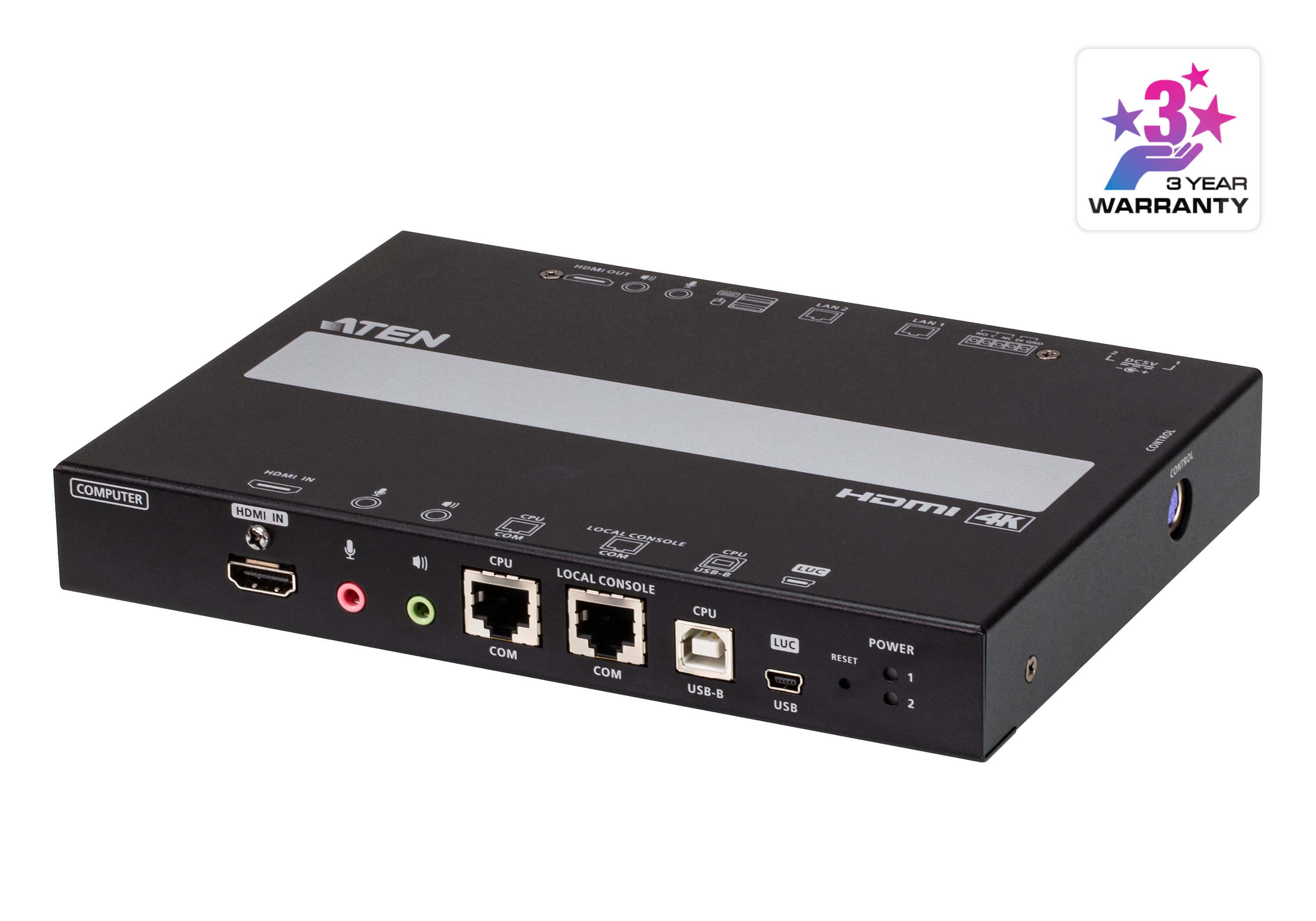 1-Local / Remote Shared Access Single Port 4K HDMI KVM over IP Switch — изглед 3