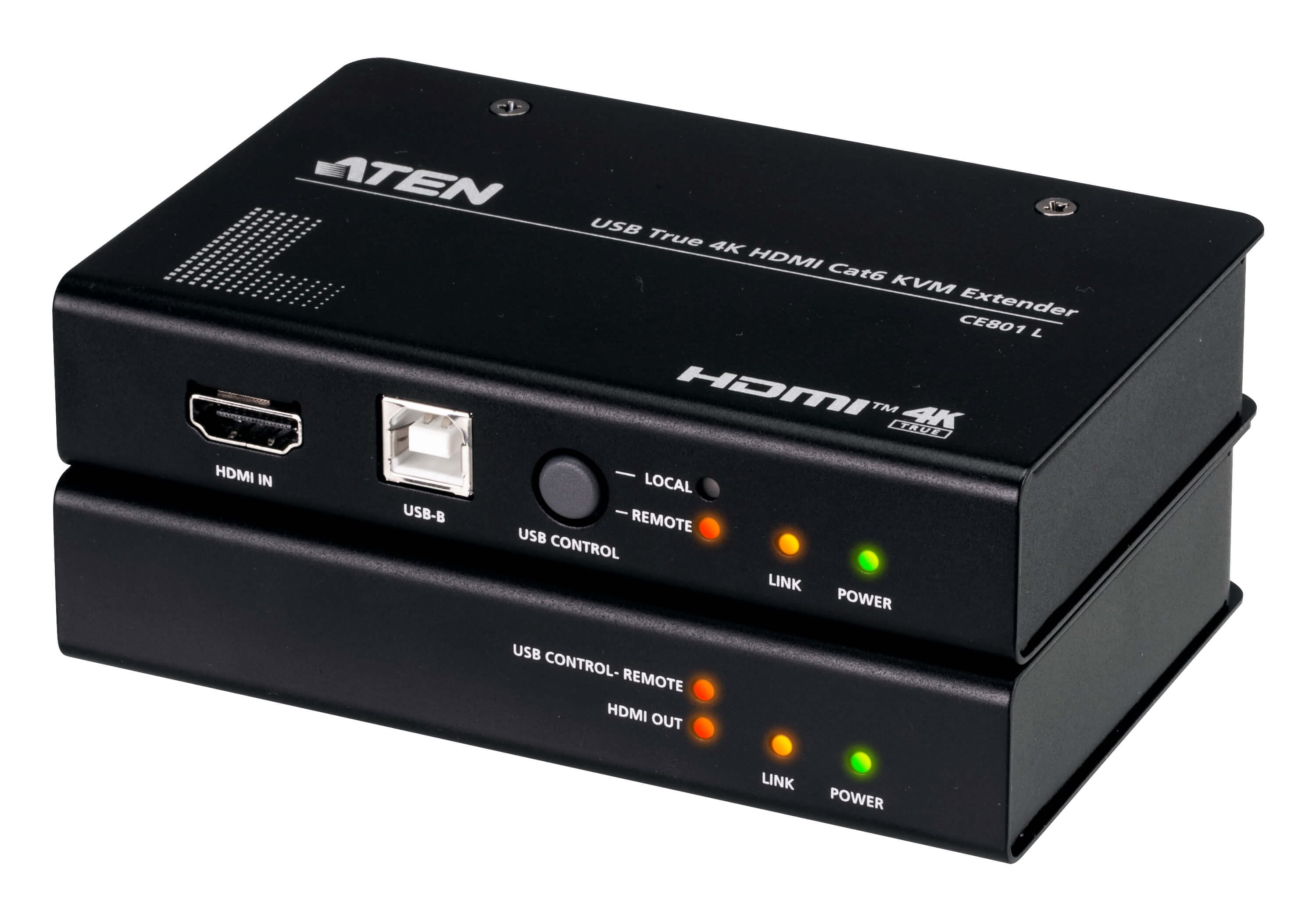 USB True 4K HDMI Cat 6 KVM Extender (4K @ 70 m / FHD @ 100 m) — изглед 3